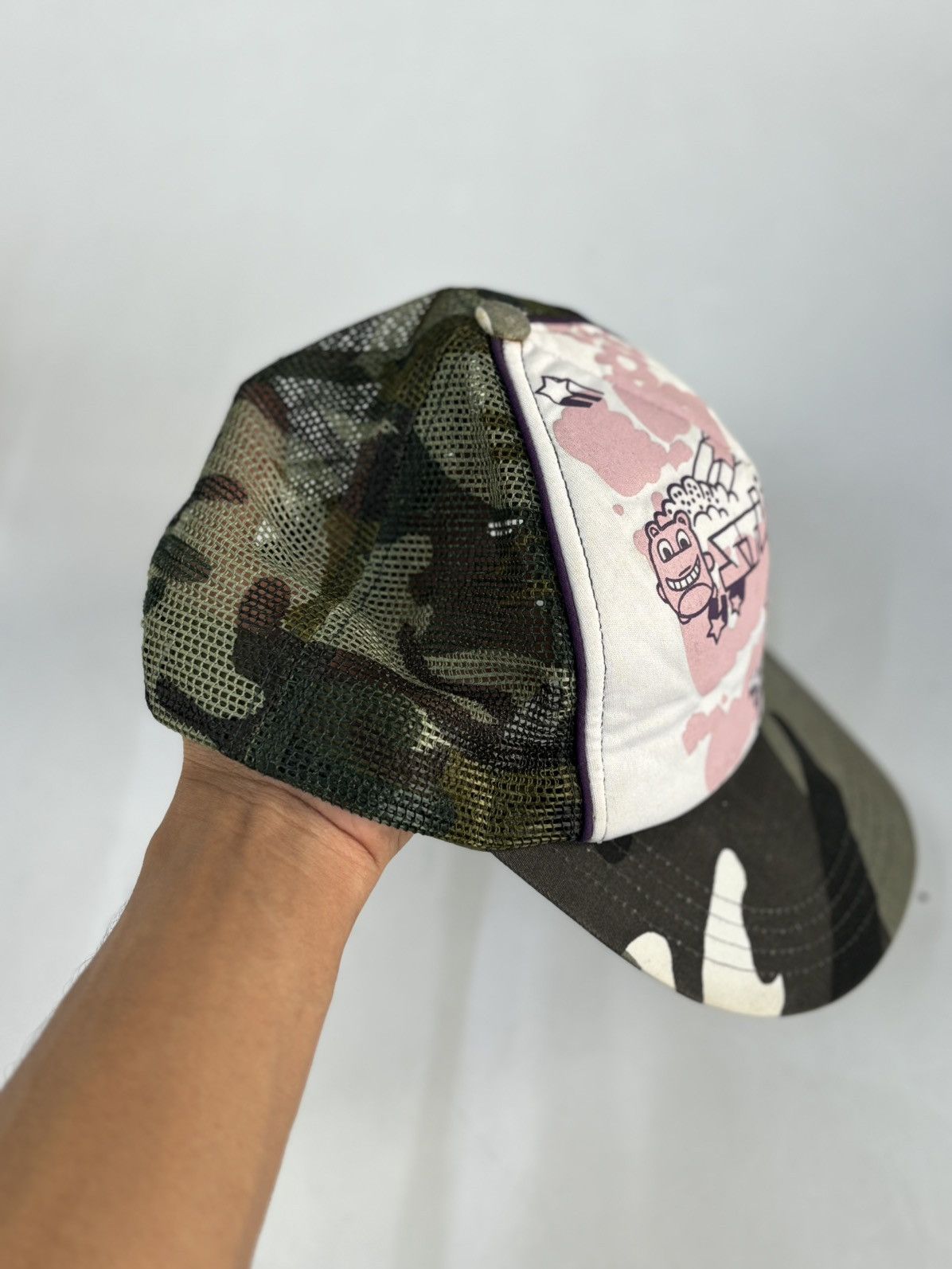 Stussy Vintage Stussy Graffiti Trucker Cap Size ONE SIZE - 7 Thumbnail