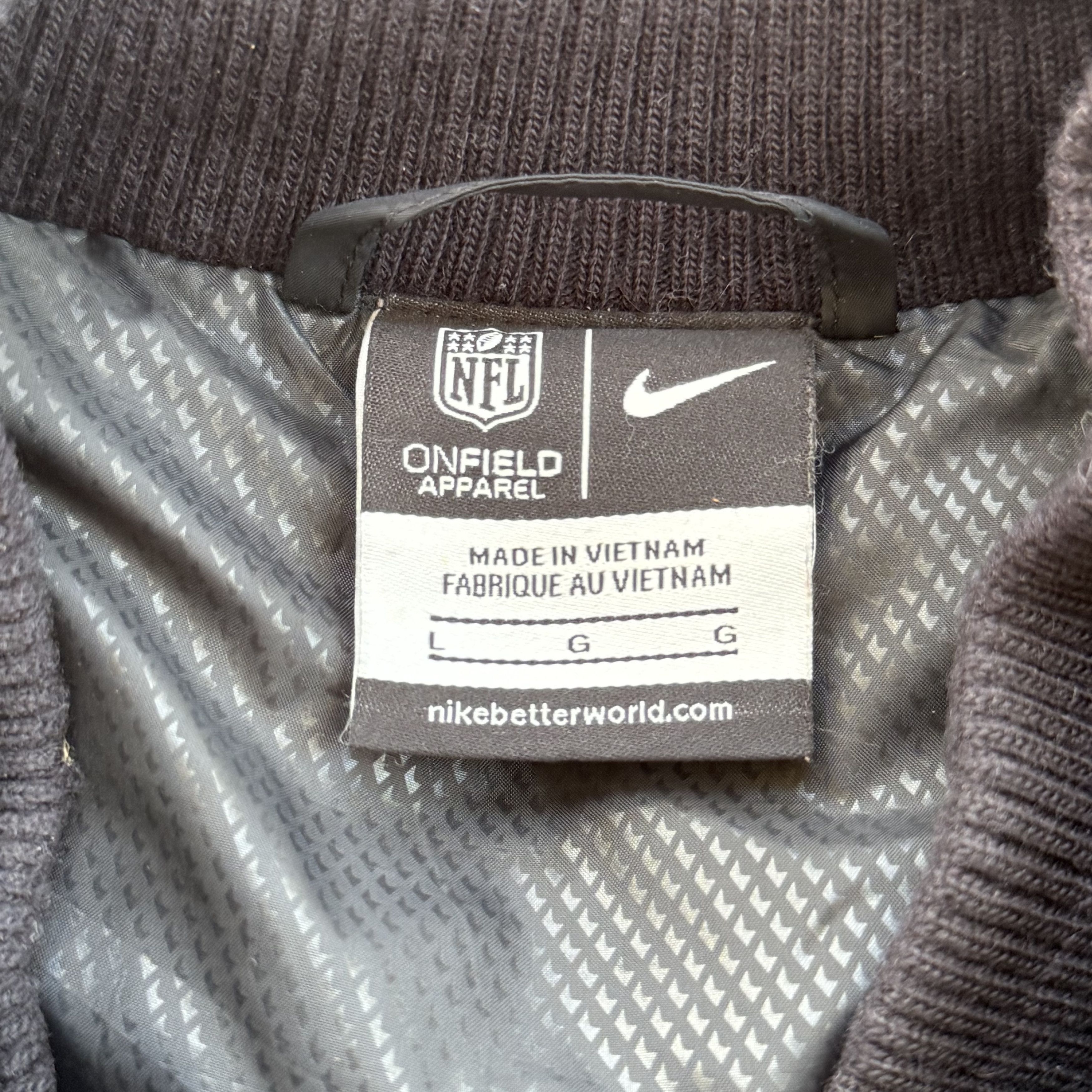Nike Nike Las Vegas Raiders Puffer Jacket Size US L / EU 52-54 / 3 - 4 Thumbnail