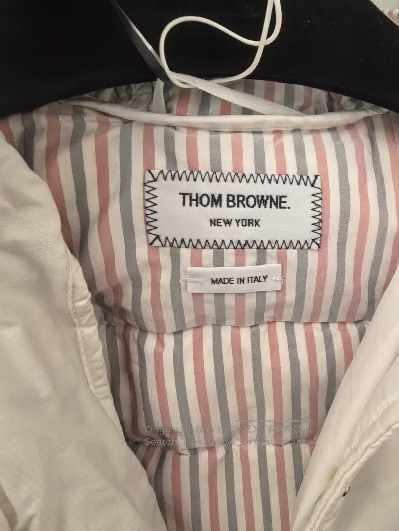 Thom Browne Thom Browne White Long Down Jacket Size XS / US 0-2 / IT 36-38 - 3 Thumbnail