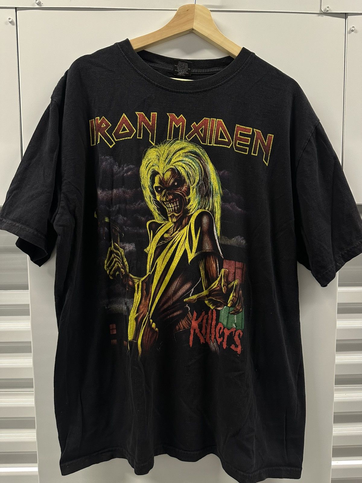 Band Tees × Iron Maiden Iron Maiden Rare Vintage Tee shirt Size US XXL / EU 58 / 5 - 1 Thumbnail