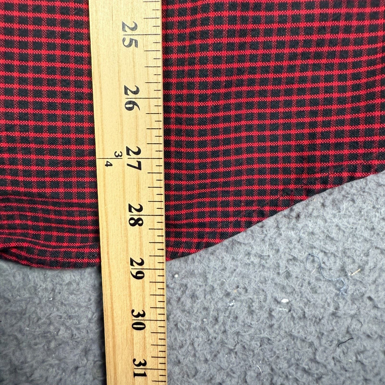 AMI × Gap Gap AMI Alexander Mattiussi Shirt Mens S Red Black Plaid Size US S / EU 44-46 / 1 - 11 Thumbnail