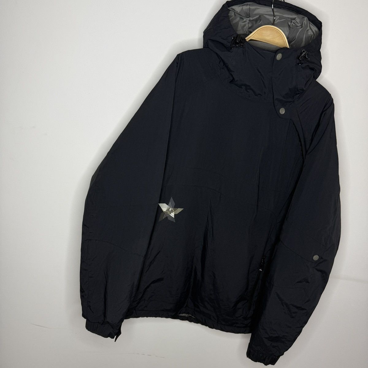 Quiksilver Vintage Quiksilver Compass Anorak Jacket Black Nylon Y2K Size US XL / EU 56 / 4 - 3 Thumbnail