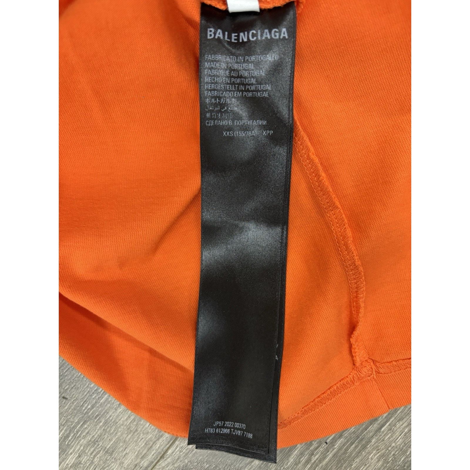 Balenciaga Balenciaga Casual T-Shirt ' Fluorescent Orange ' | NEW! Size US XXS / EU 40 - 16 Thumbnail