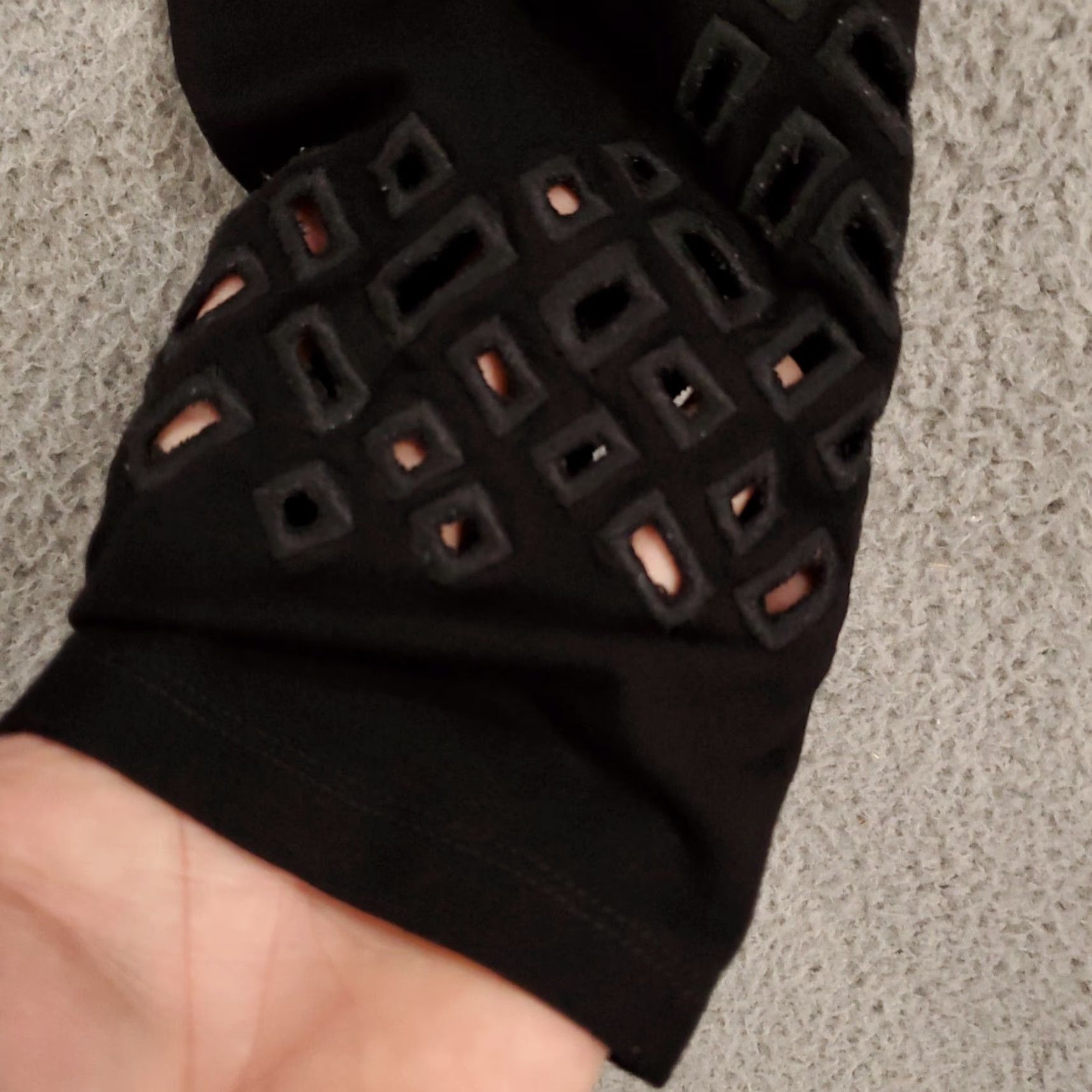 Vintage John Mark Leggings Womens 4 Black Ankle Stretchy Pullon Inseam 28in Spandex Viscose Activewear Casual 90s Athleisure Womens Size 27" / US 4 / IT 40 - 2 Thumbnail