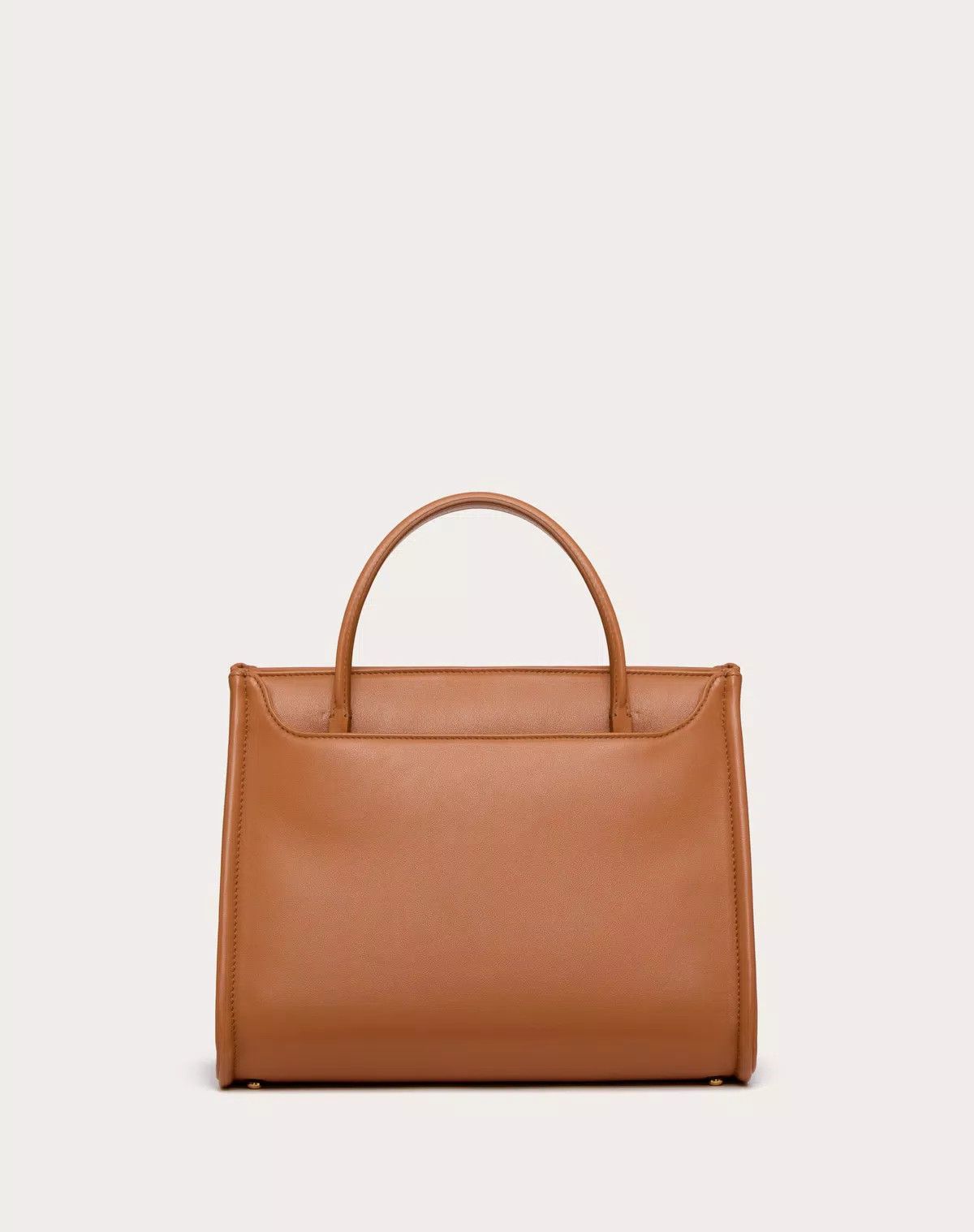 Valentino oc11z0725 Size:OS/ Small Calfskin Handbag in Almond Beige Size ONE SIZE - 3 Thumbnail