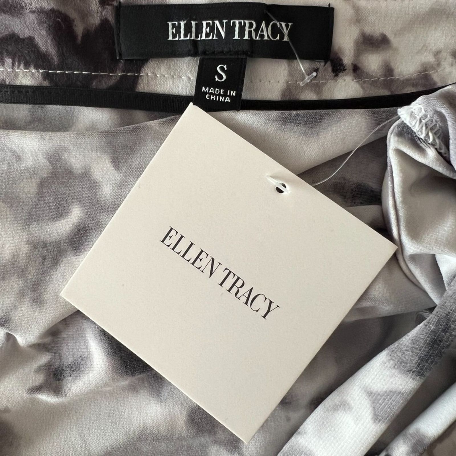 Other Ellen Tracy Whit Black Sleeveless Faux Wrap Top, S Size S / US 4 / IT 40 - 5 Thumbnail