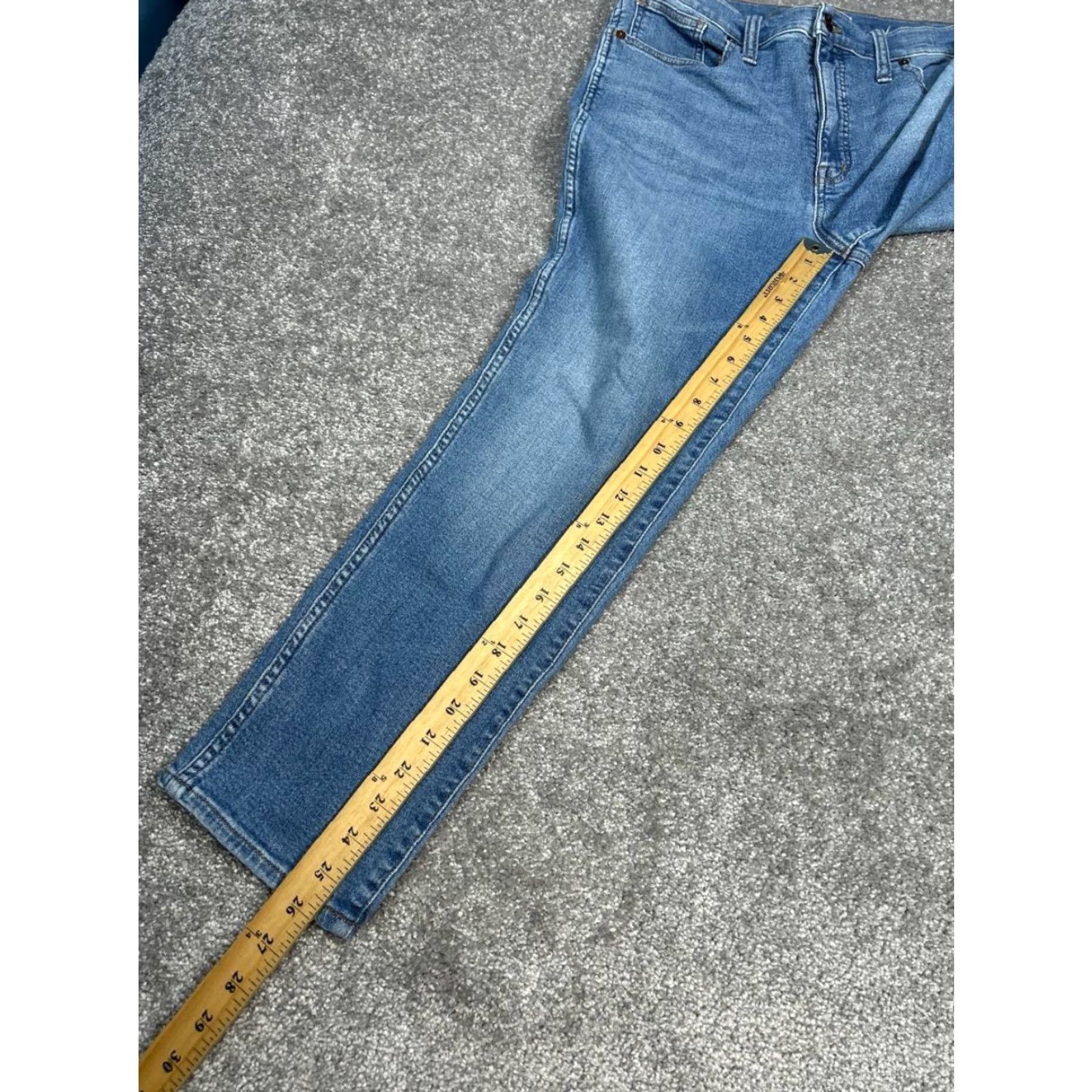 Madewell Madewell Stovepipe Jeans Women 31 Blue Denim Cropped High Rise 32x26 Jeans Size 24" / US 00 / IT 34 - 5 Thumbnail