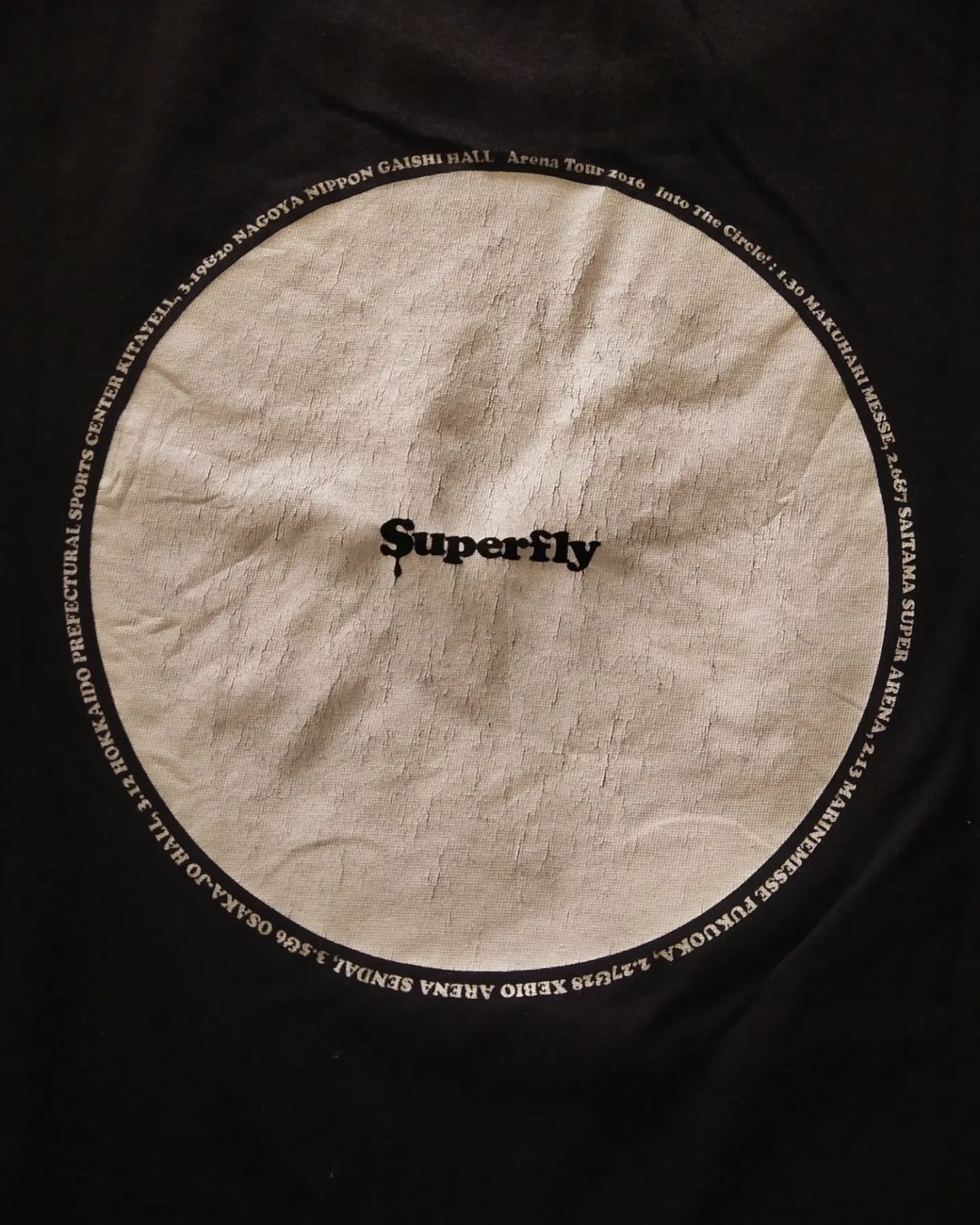 Band Tees × Japanese Brand Superfly Into The Circle Black Music Tees Size US XL / EU 56 / 4 - 4 Thumbnail