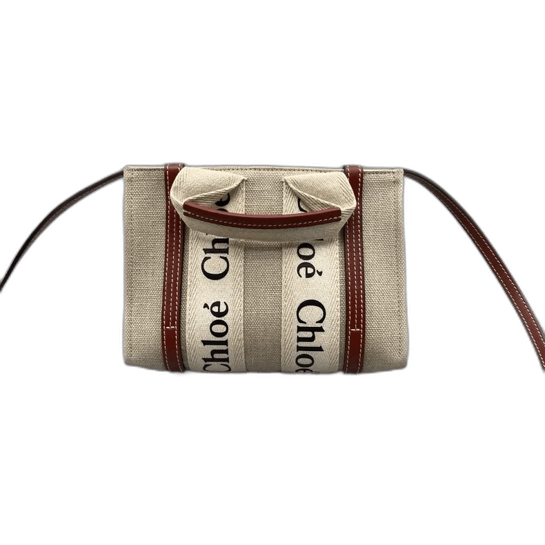 Chloe Chloe Mini Canvas Tote Bag with Strap Size ONE SIZE - 1 Thumbnail