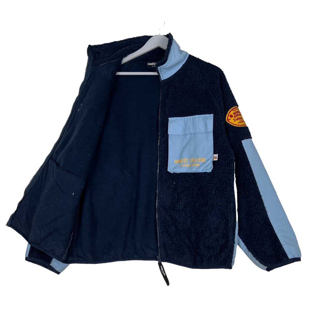 Studio Seven 🔥HONEST COLLEGE FOOTBALL TEAM BY STUDIO SEVEN FLEECE JACKET Size US M / EU 48-50 / 2 - 10 Thumbnail