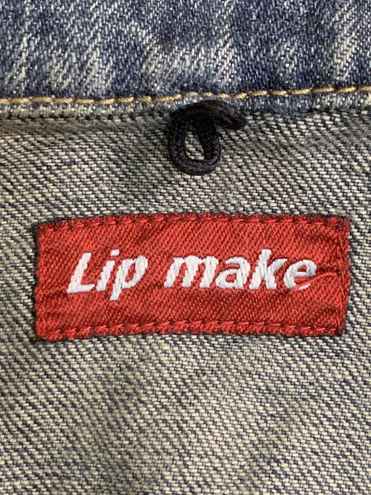 Japanese Brand Rare Design Vintage Lip Make Truckers Denim Jacket Size L / US 10 / IT 46 - 5 Thumbnail