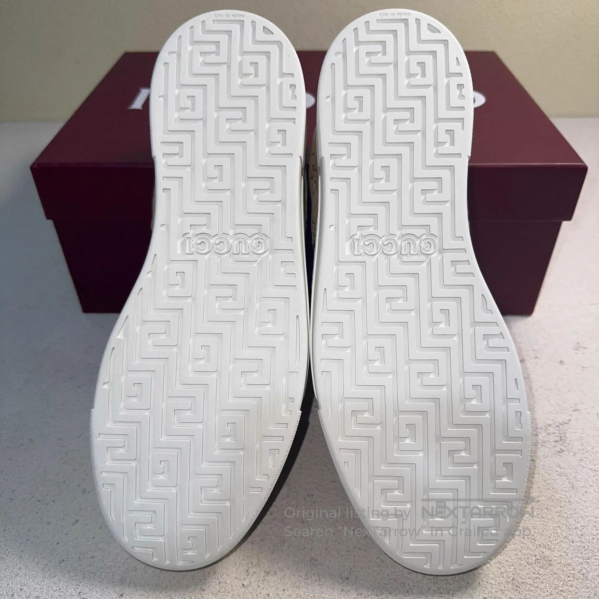 Gucci Beige Low-Top Sneakers Size 9. Size US 9 / EU 42 - 4 Thumbnail