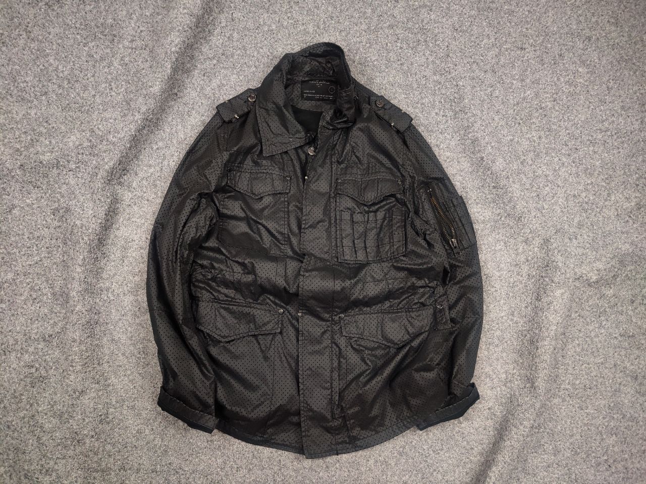 Allsaints 🔥 Vintage Allsaints AW08 Spitalfield Bracket Pocket Jacket Size US L / EU 52-54 / 3 - 1 Thumbnail