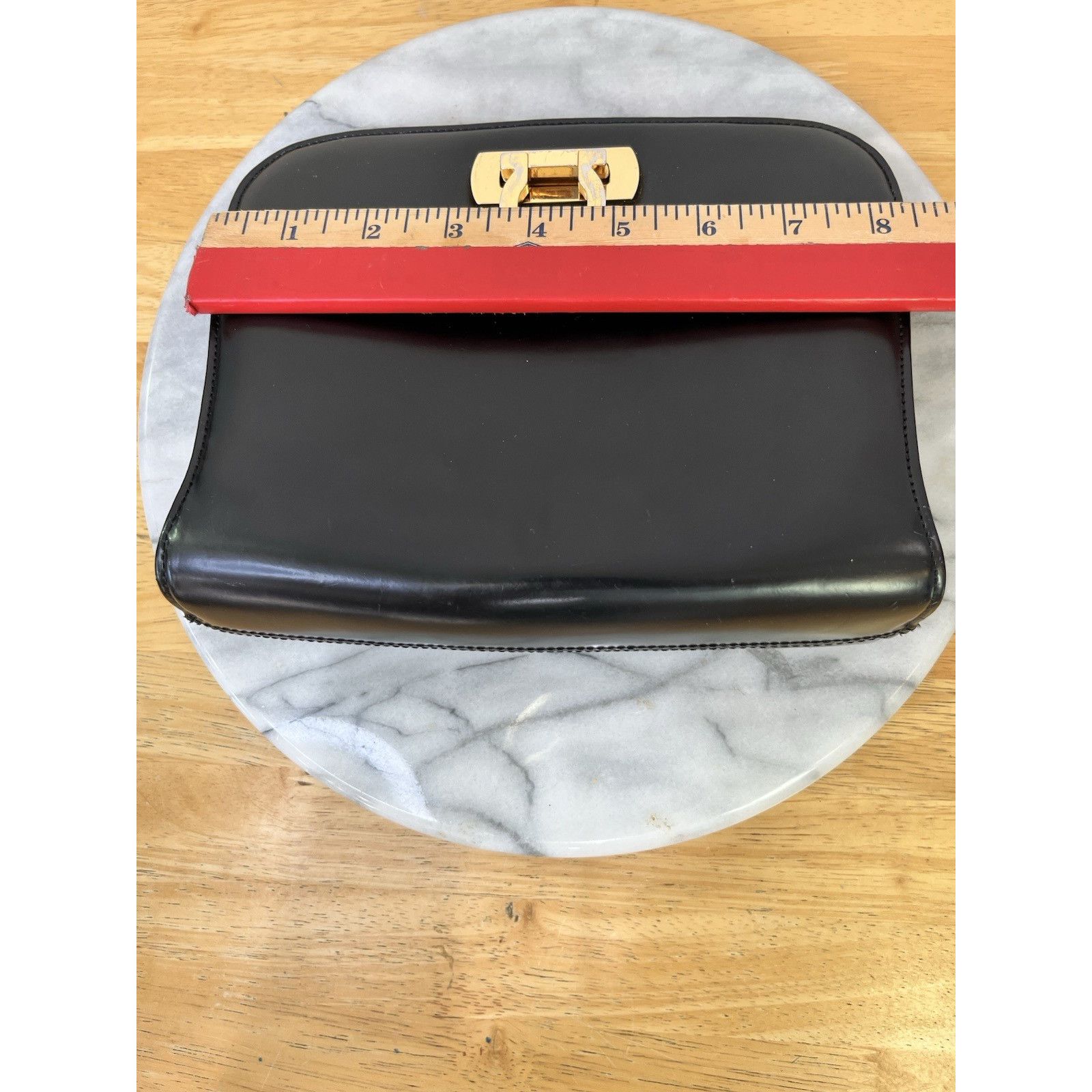 Other Luxury-Inspired Leather Handbag – Gold Hardware, Elegant fer Size ONE SIZE - 3 Thumbnail