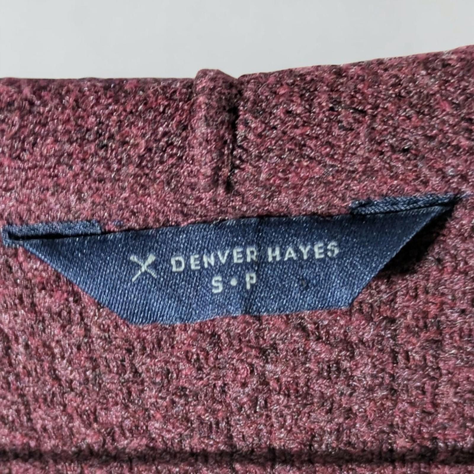 Denver Hayes Denver Hayes S/P Small Burgundy Knit Recycled Materials Size S / US 4 / IT 40 - 4 Thumbnail