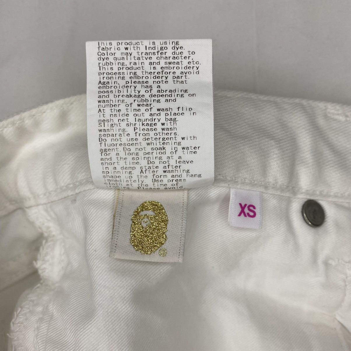 Bape Ape Head Denim Shorts Size 28" / US 6 / IT 42 - 7 Thumbnail