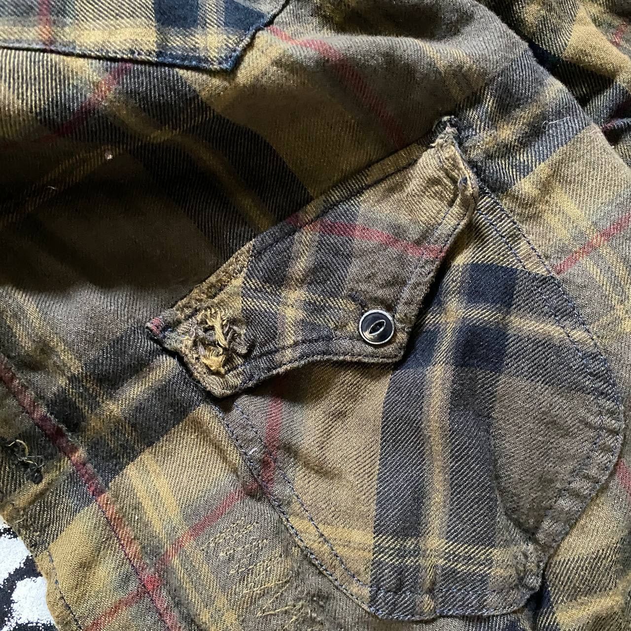 Japanese Brand × Vintage VINTAGE Y2K DISSTRESSED DESIGNER AMAZING SHIRT Size US L / EU 52-54 / 3 - 7 Thumbnail
