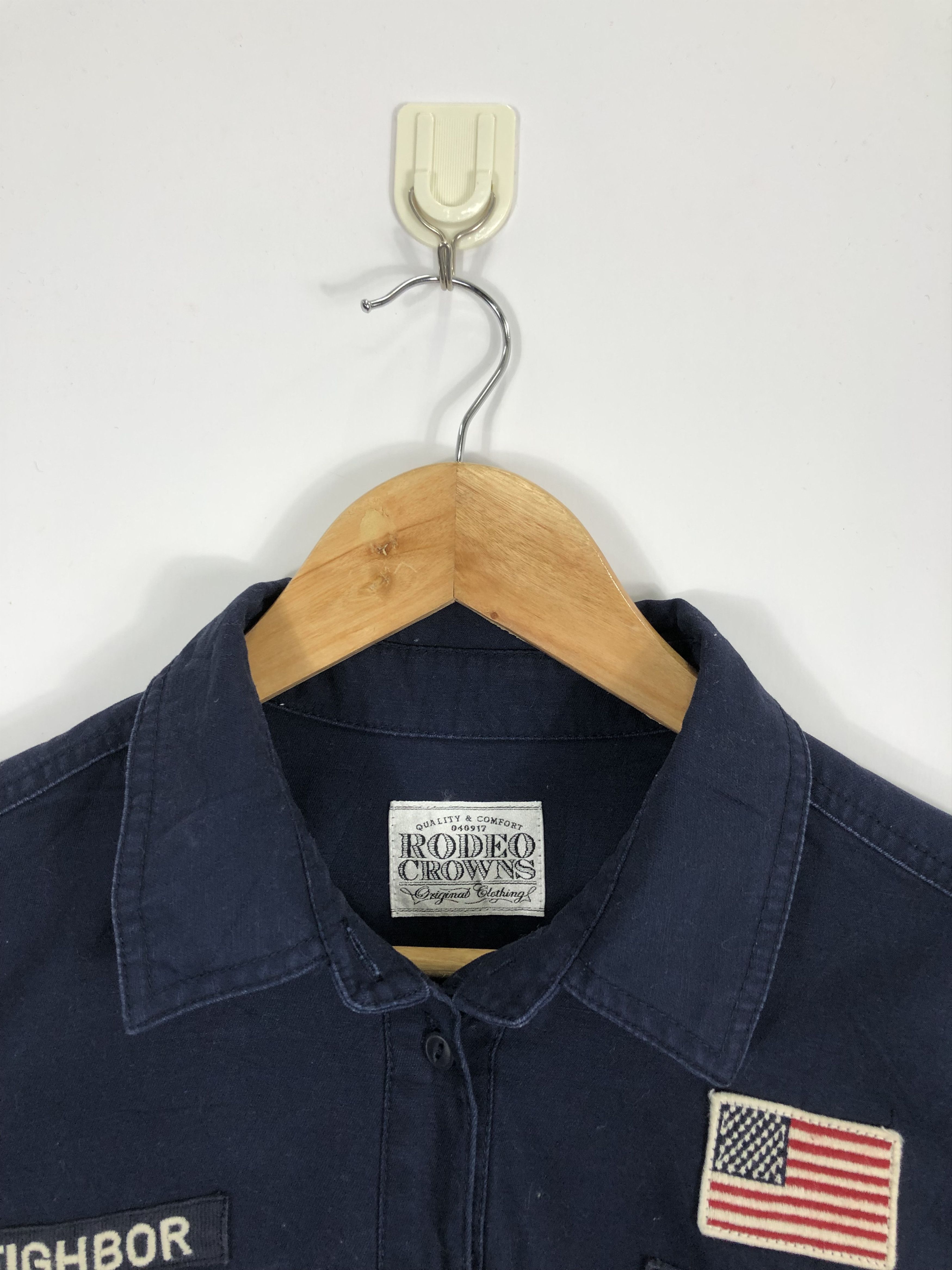 Vintage Vintage Us Army Blue Denim Jacket J0661 Size US M / EU 48-50 / 2 - 8 Thumbnail