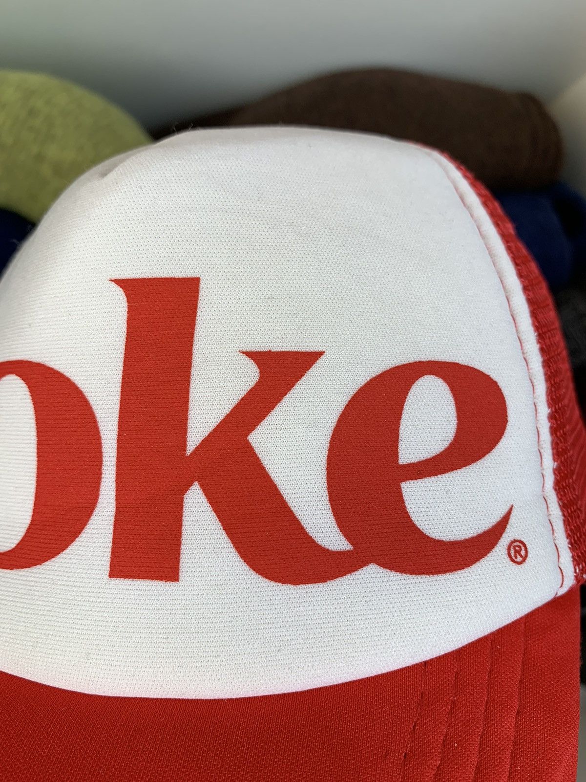 Vintage Vintage Coca Cola Coke Trucker Cap Hat Size ONE SIZE - 8 Thumbnail