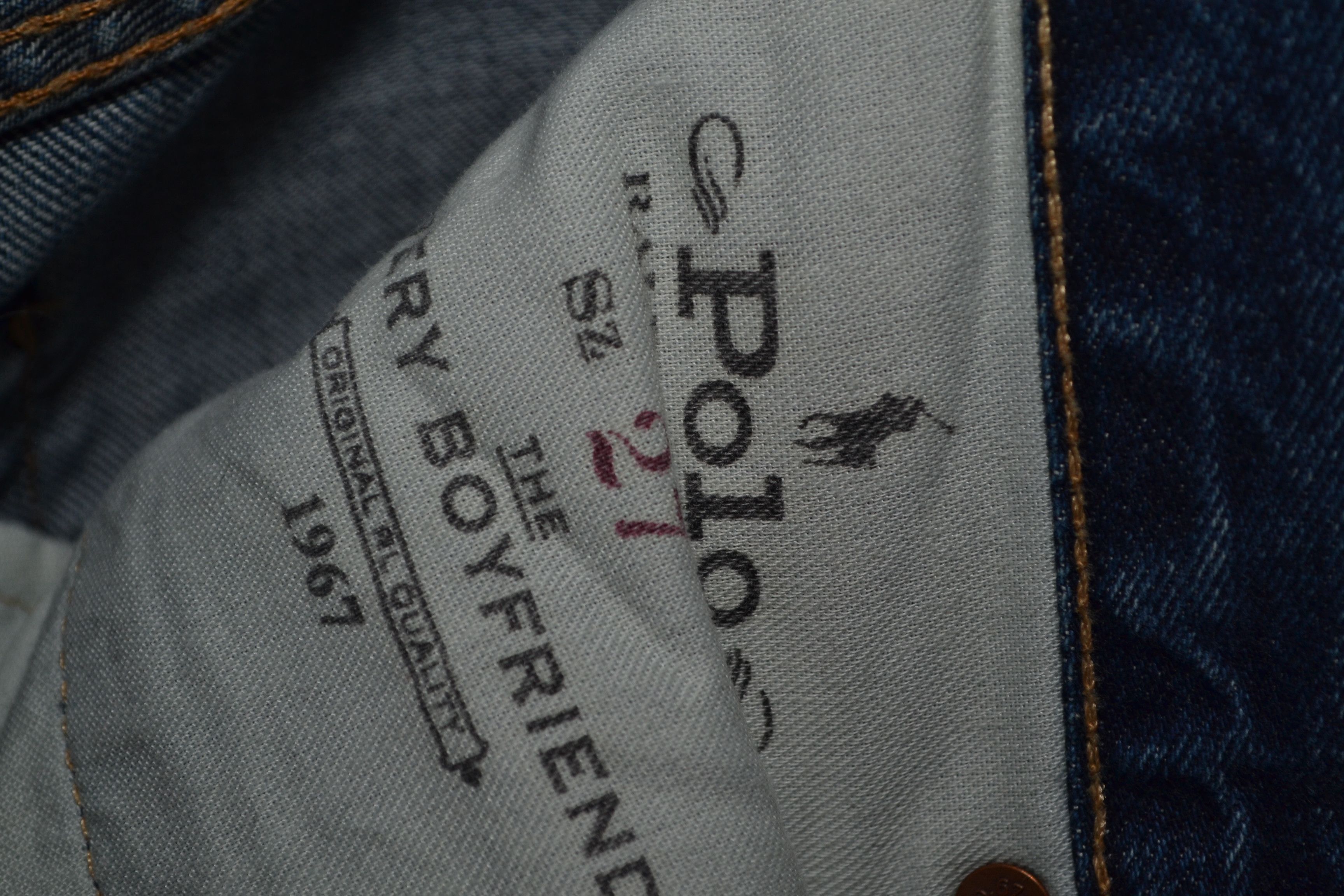 Polo Ralph Lauren Polo Ralph Lauren Patchwork Avery Boyfriend Crop Jeans 27 Size 27" / US 4 / IT 40 - 9 Thumbnail