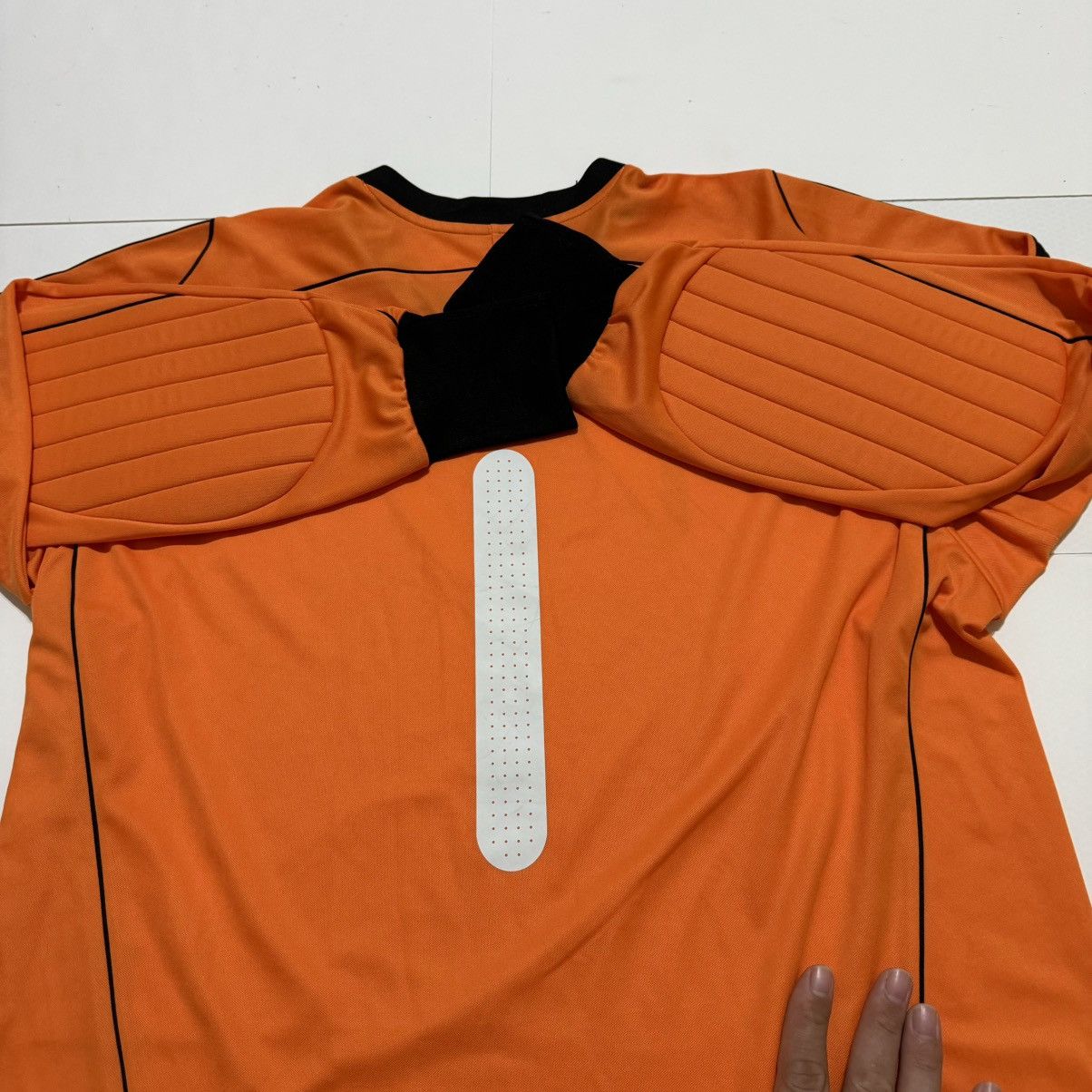 Adidas Adidas Climalite 2008 Orange Men's Soccer Goalkeeper Jersey Size US XL / EU 56 / 4 - 12 Thumbnail