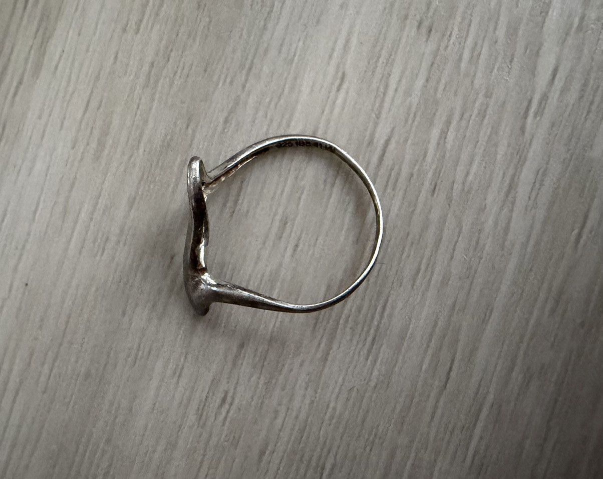 Vintage Vintage Silver 925 IBB Thailand Modernist Minimalist Sz 7.75 Size ONE SIZE - 4 Thumbnail