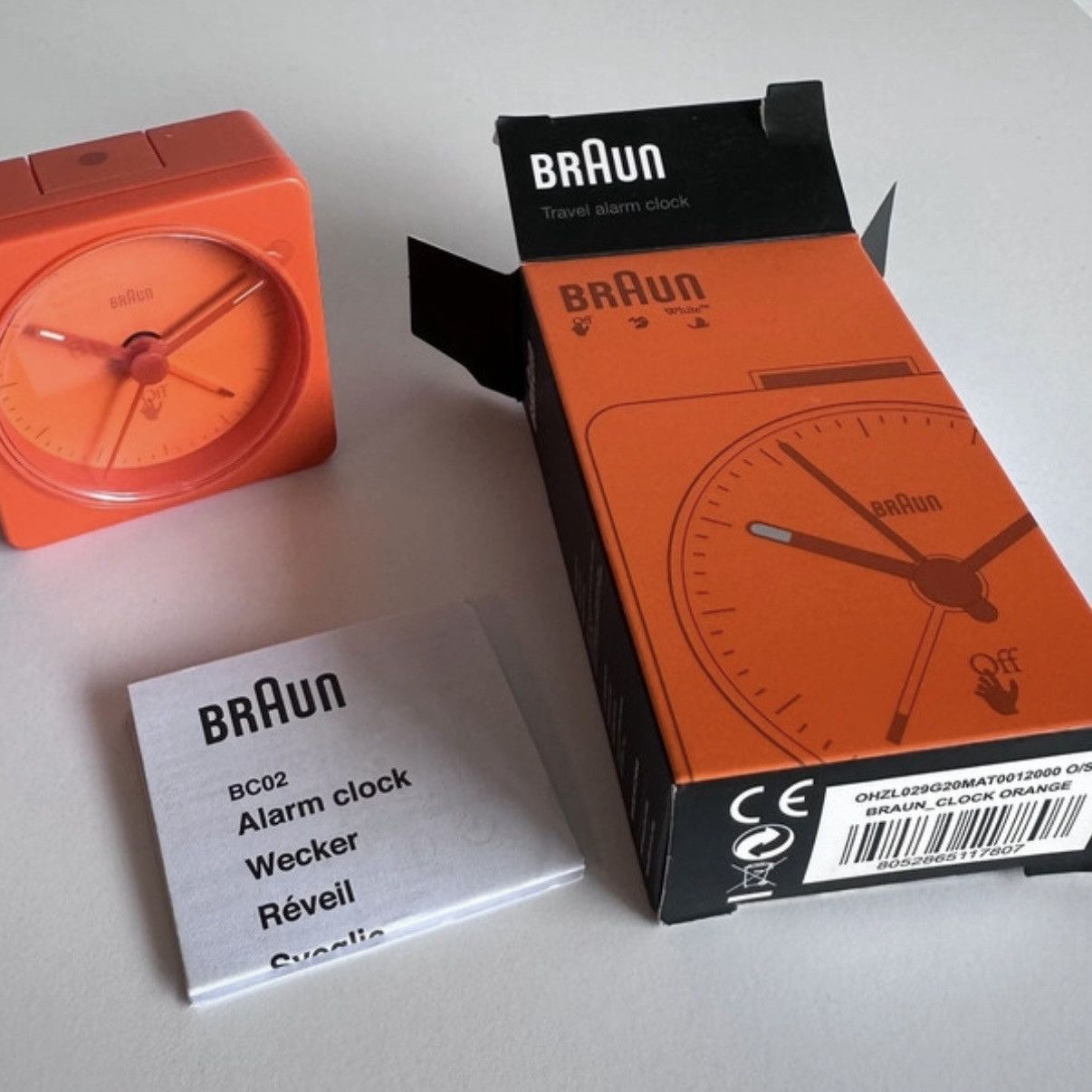Off-White Off-White x Braun Limited Edition Analogue Alarm Clock Size ONE SIZE - 7 Thumbnail