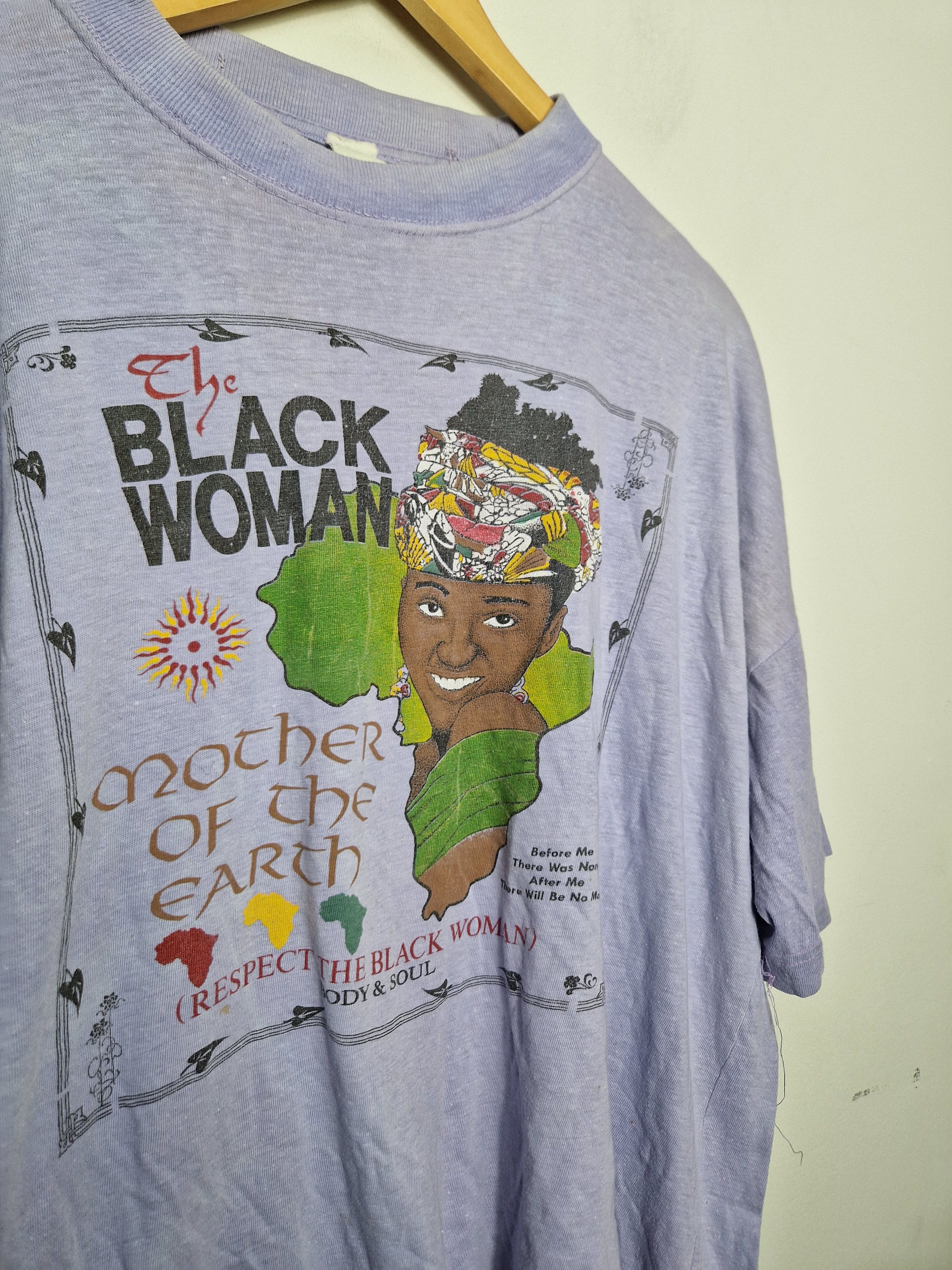 Vintage Vintage Black Lives Matter Africa black woman tee 90s Size L / US 10 / IT 46 - 6 Thumbnail