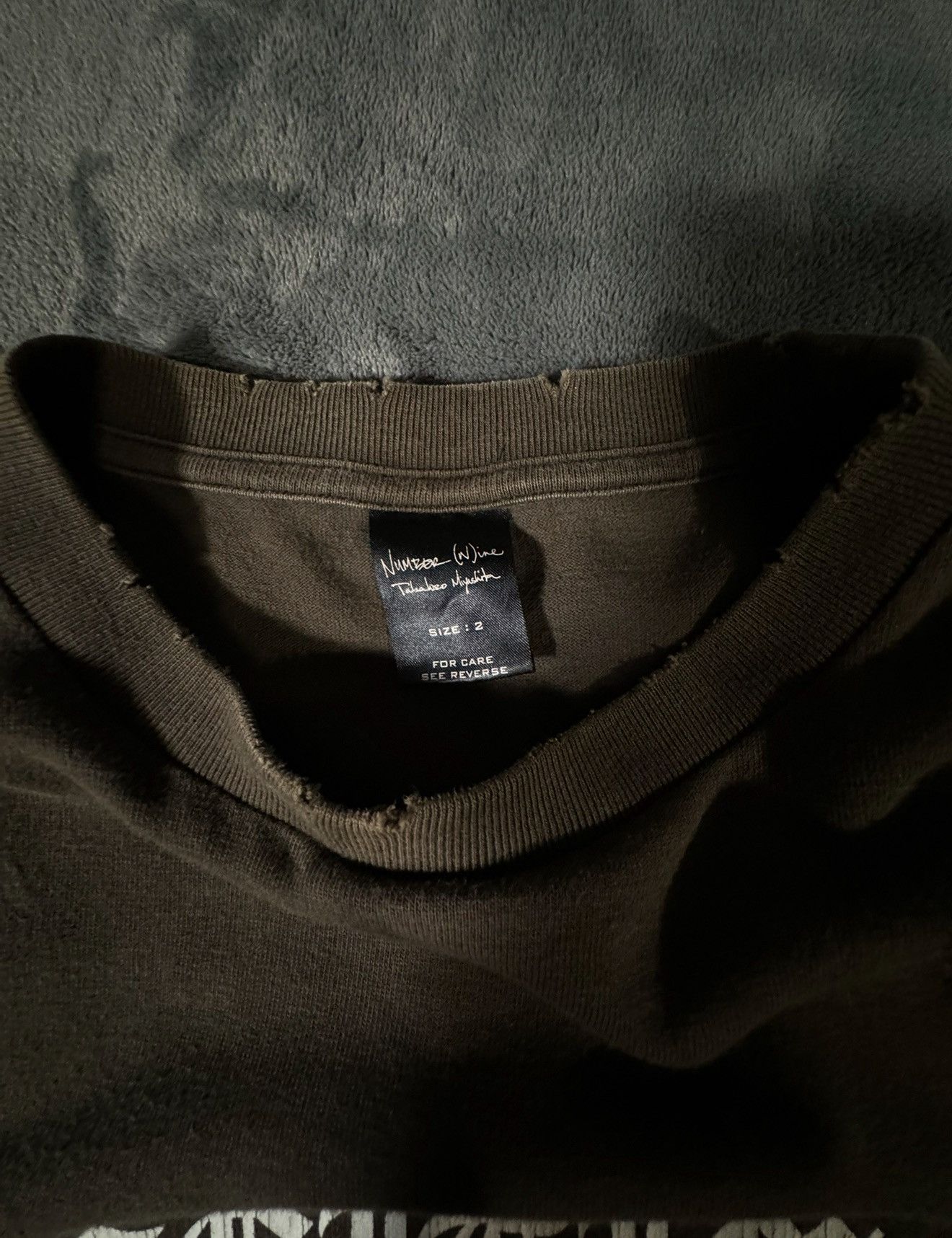 Number (N)ine A/W04 "Give Peace a Chance" illegitimate son of a bush tee Size US M / EU 48-50 / 2 - 6 Thumbnail