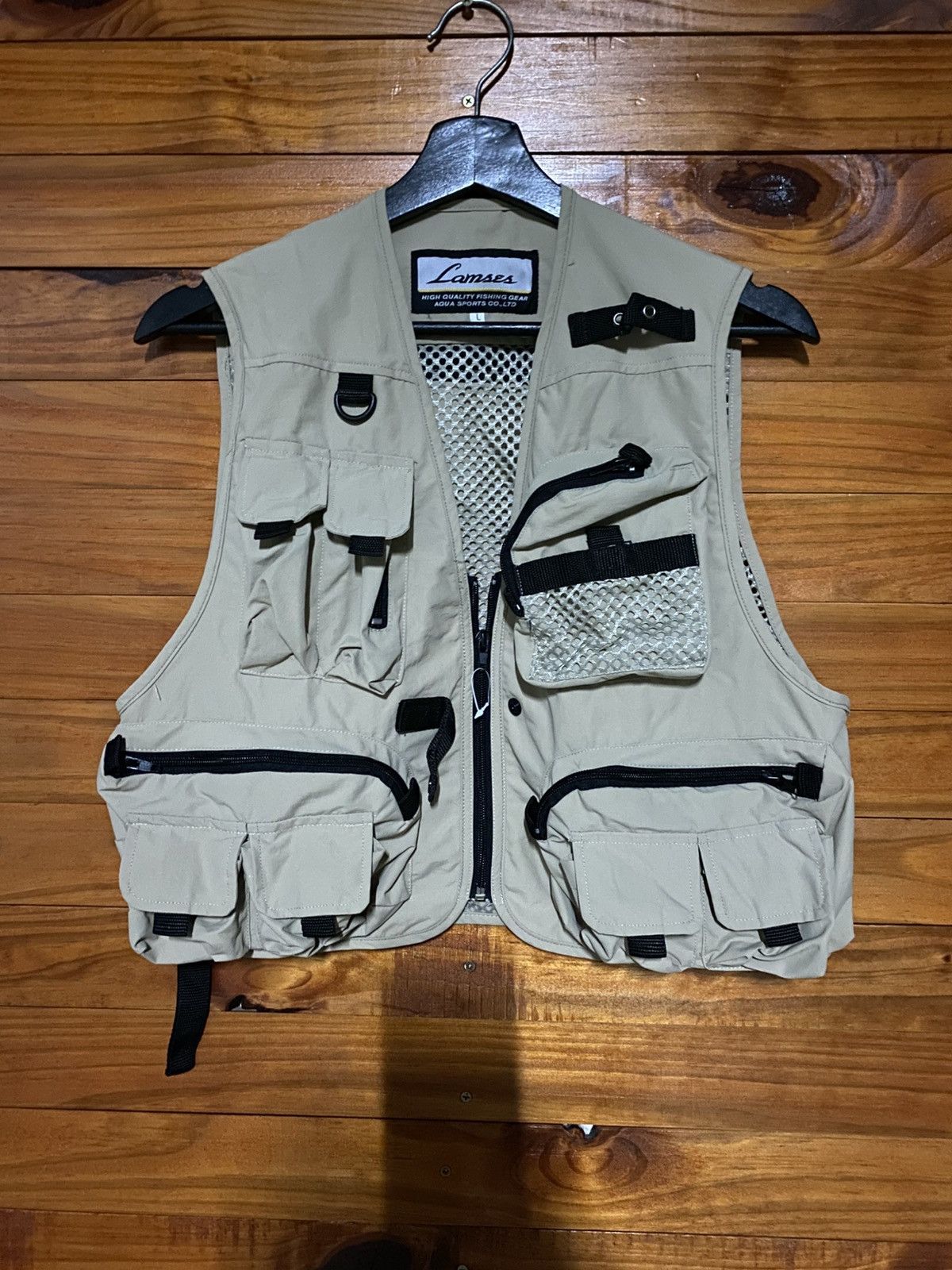 Vintage Lamses Beige Multi-Pocket Fishing – Outdoor Utility Safari Size US XXS / EU 40 - 3 Thumbnail