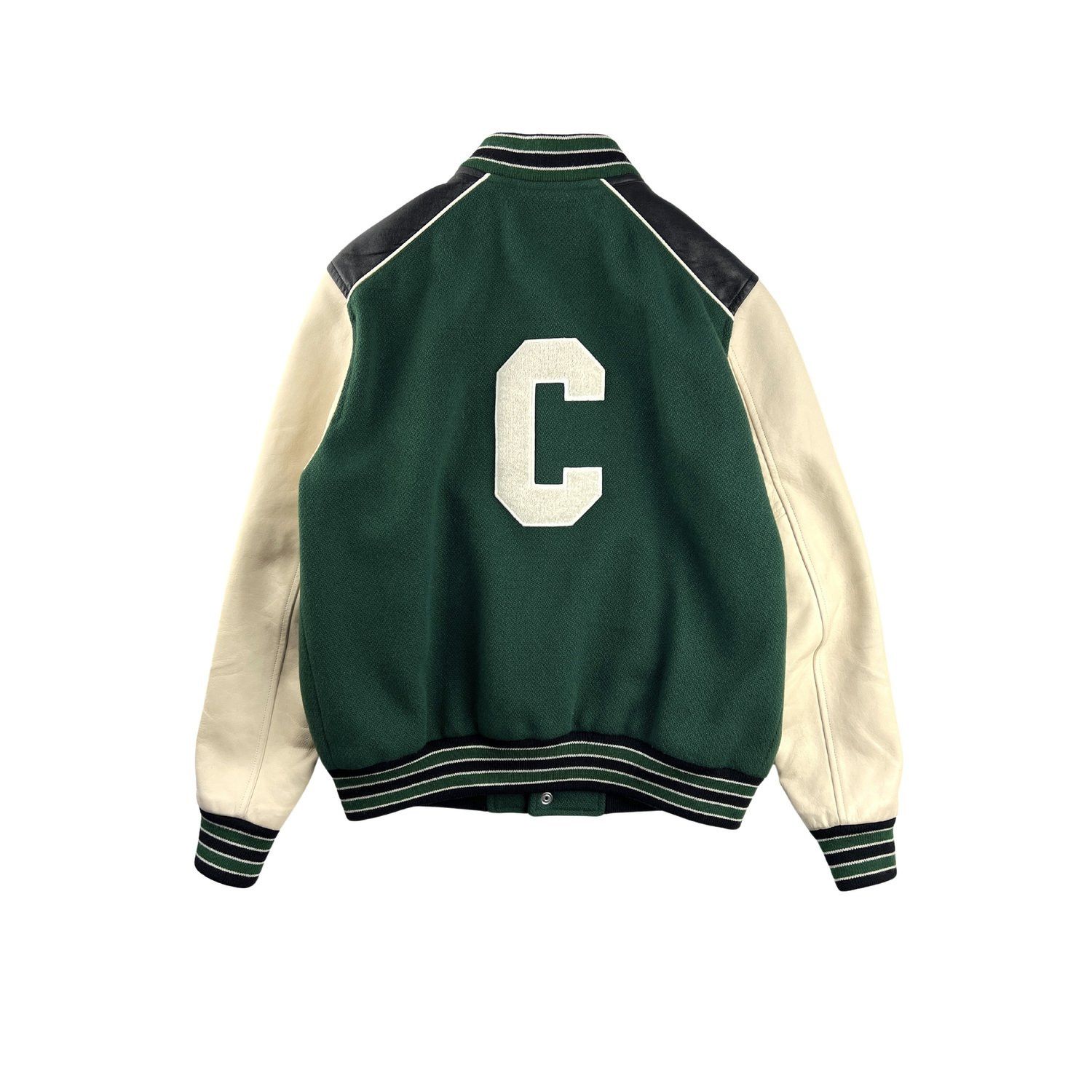 Celine Celine Green C Varsity Bomber Jacket Size US S / EU 44-46 / 1 - 4 Thumbnail