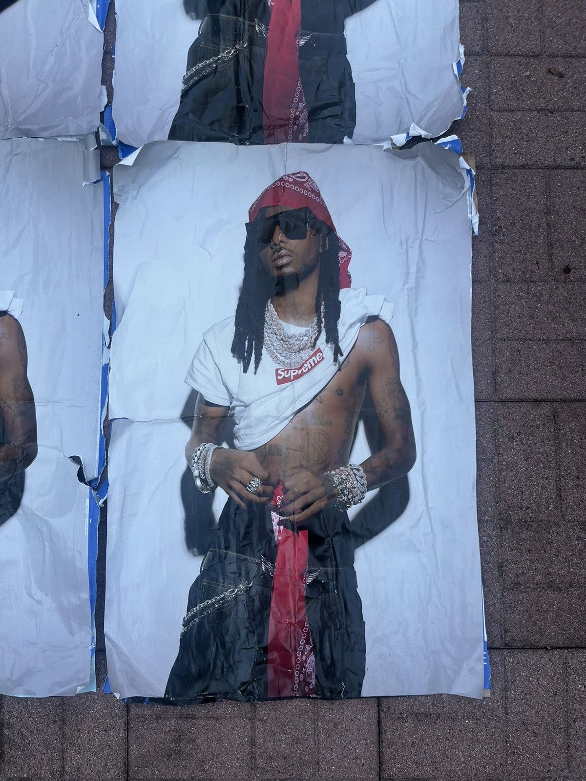 Supreme Supreme Playboi Carti Poster Small (5 IN HAND) Size ONE SIZE - 7 Thumbnail