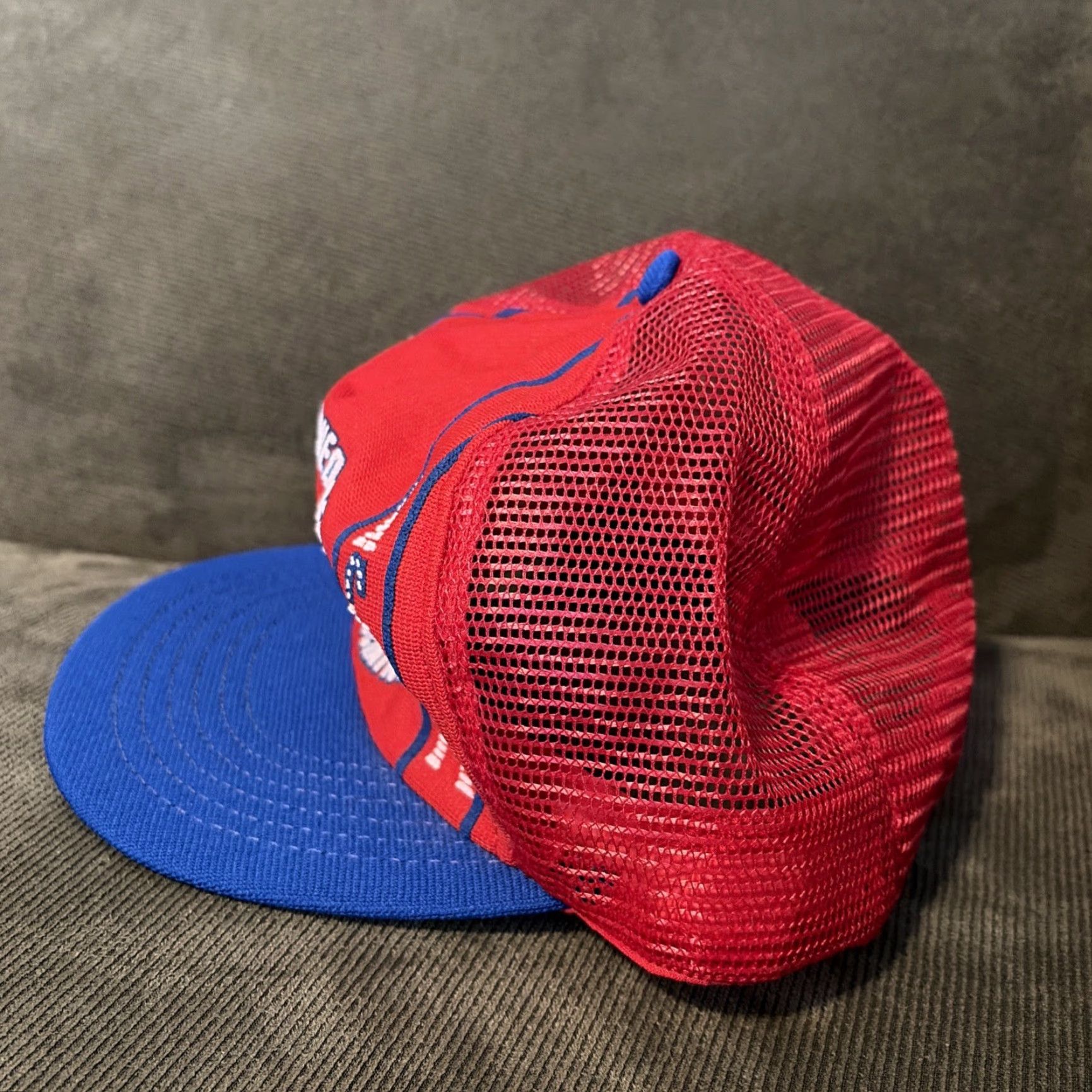 Commission VINTAGE NCOA Hat Trucker Snap-Back Men One Size Red Size ONE SIZE - 5 Thumbnail