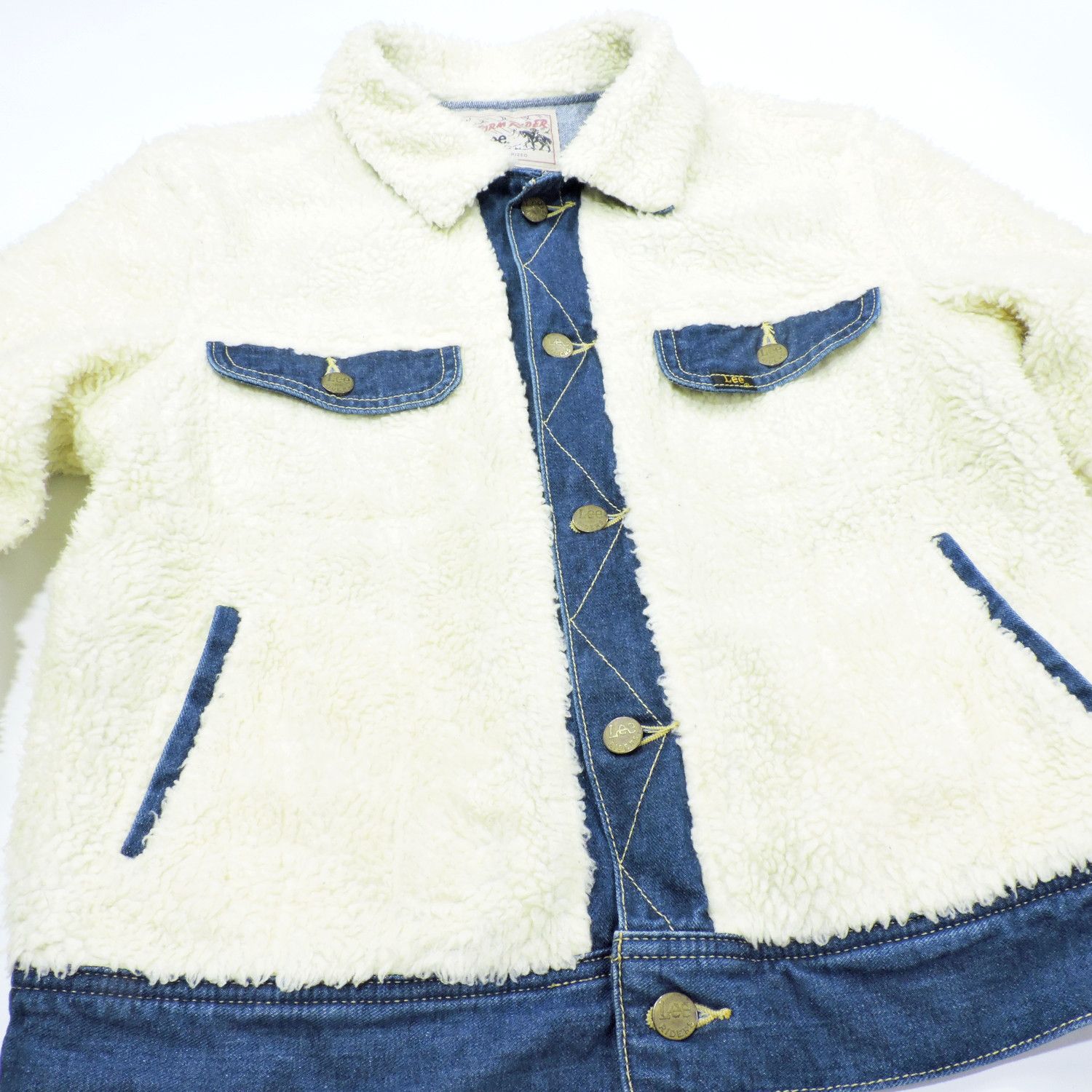 Lee LEE STORM RIDER SANFORIZED FUZZY SHERPA DENIM JACKET Size US XL / EU 56 / 4 - 8 Thumbnail
