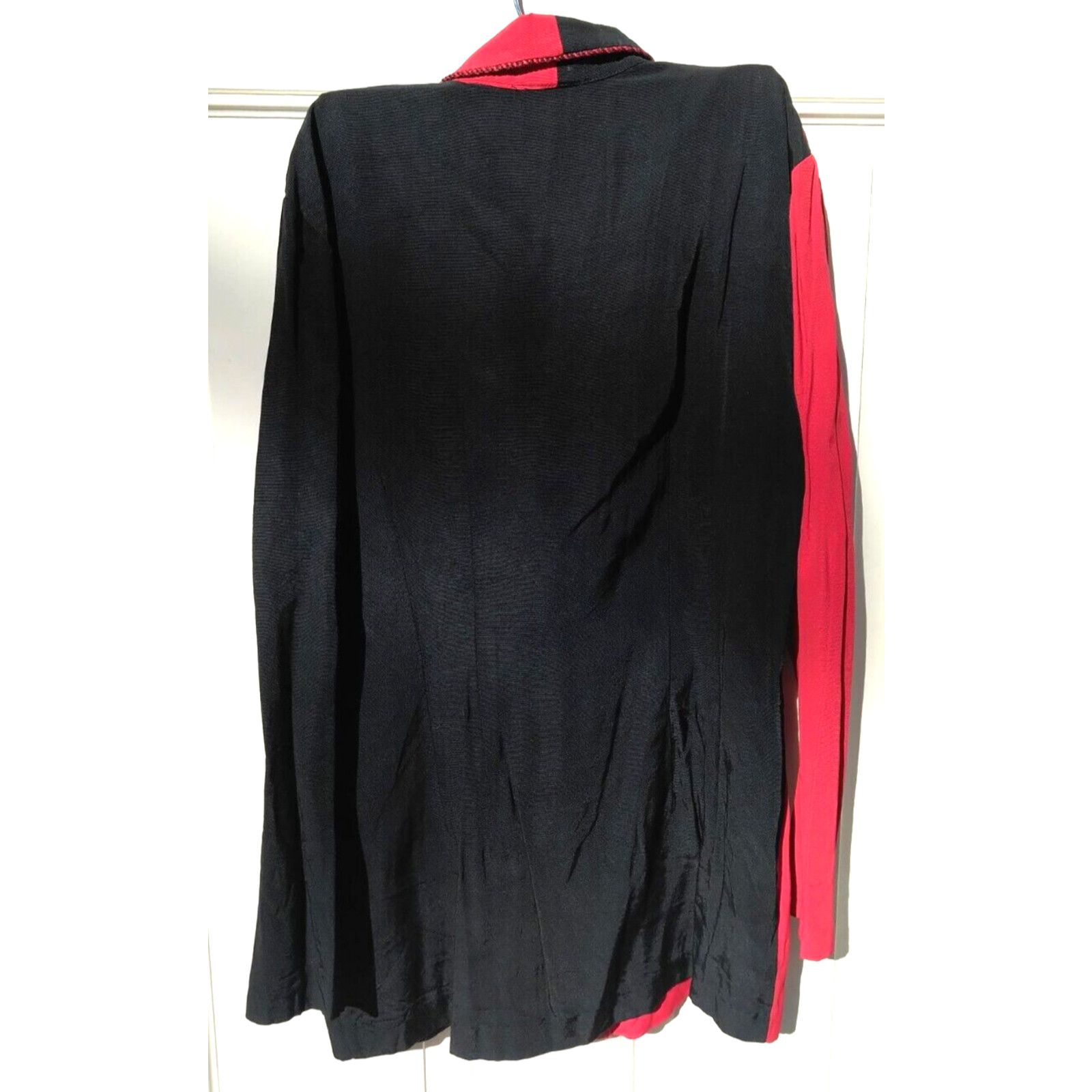 Other 90's Women's Paul Harris Black & Red Skirt Business Suit 5/6 Size M / US 6-8 / IT 42-44 - 2 Thumbnail