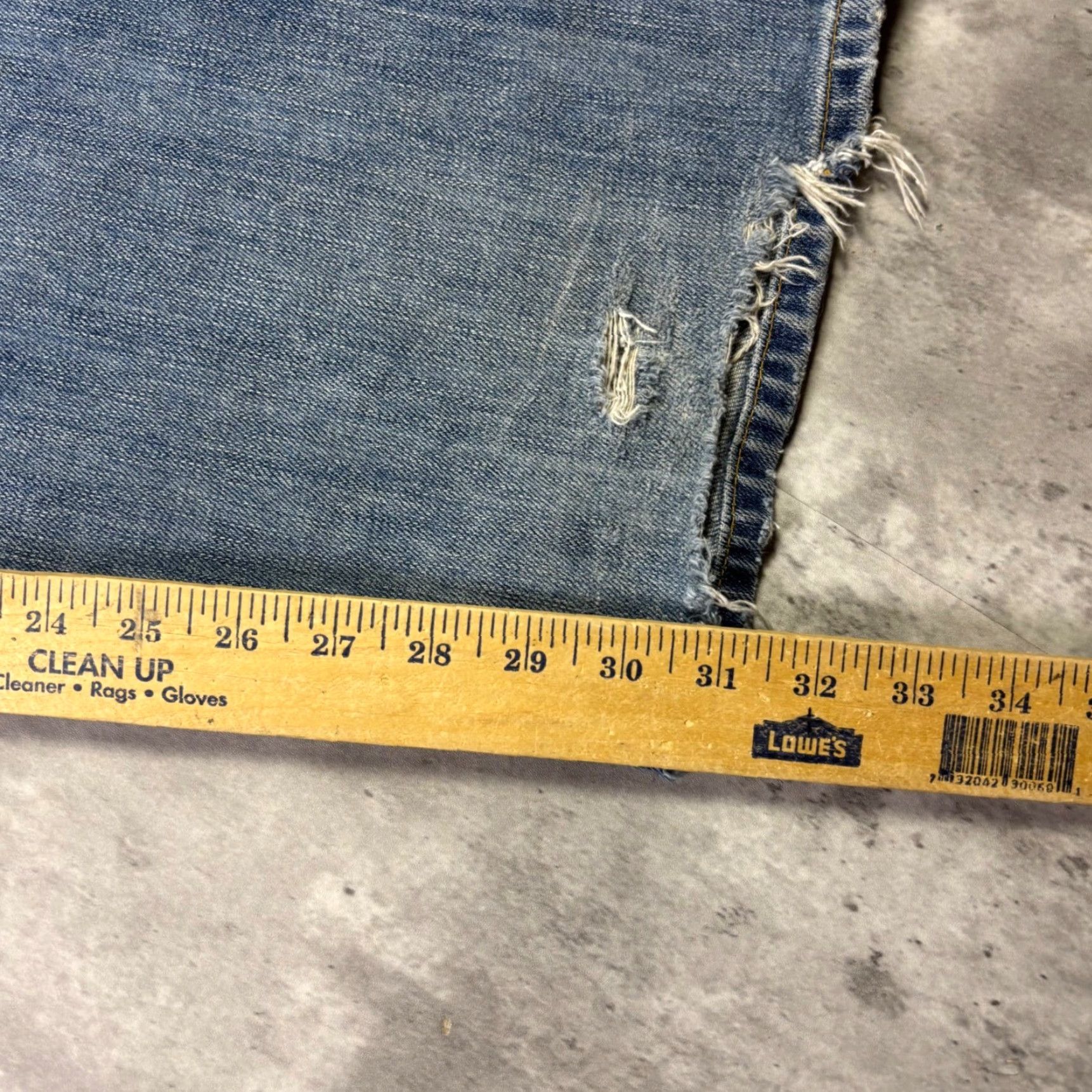 Abercrombie & Fitch Abercrombie Fitch Jeans Men 34x31 1892 Premium Denim Distressed Relaxed Fit Size US 34 / EU 50 - 5 Thumbnail