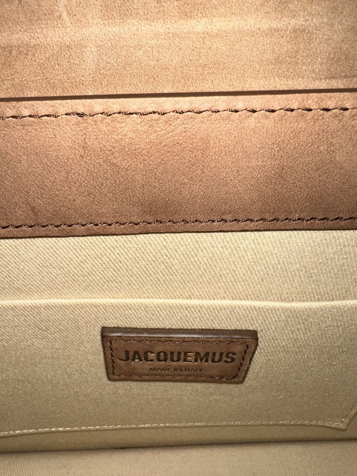 Jacquemus Jacquemus Brown Le Papier 'Le Grand Chiquito' Top Handle Bag Size ONE SIZE - 3 Thumbnail