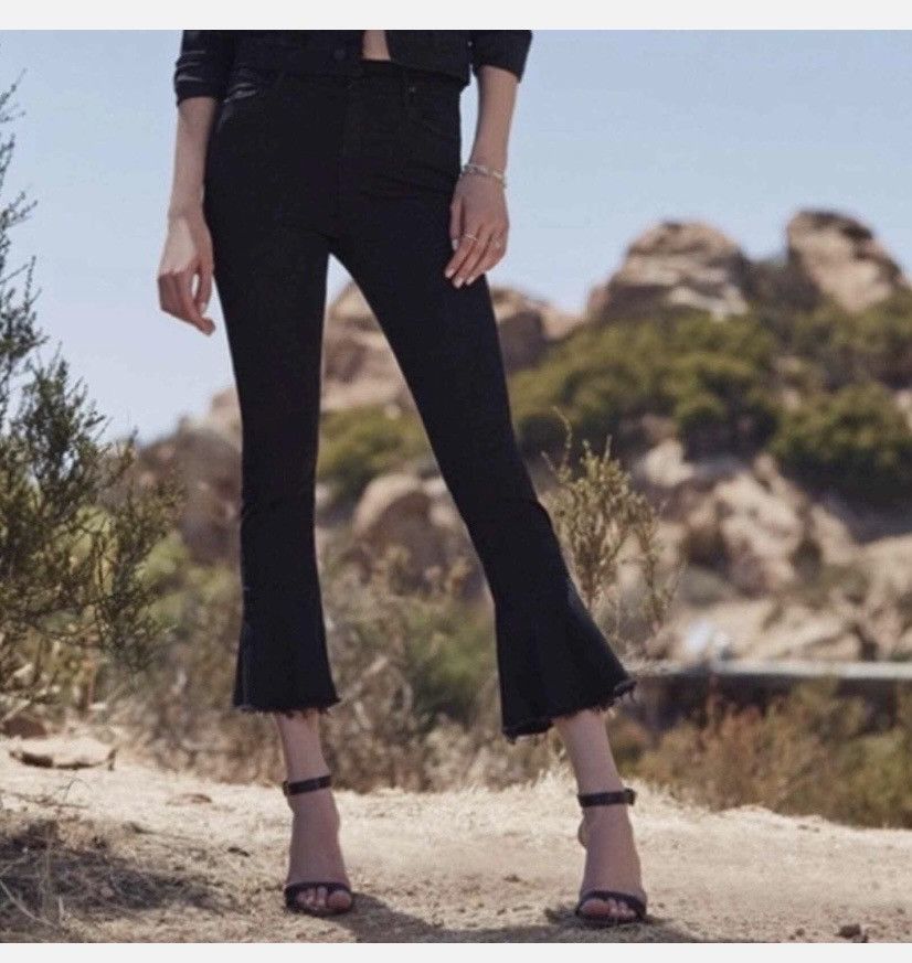 MOTHER Mother Denim The Cha Cha Fray 5-pkt Not Guilty Wash Blk 24 Size 24" / US 00 / IT 34 - 14 Thumbnail