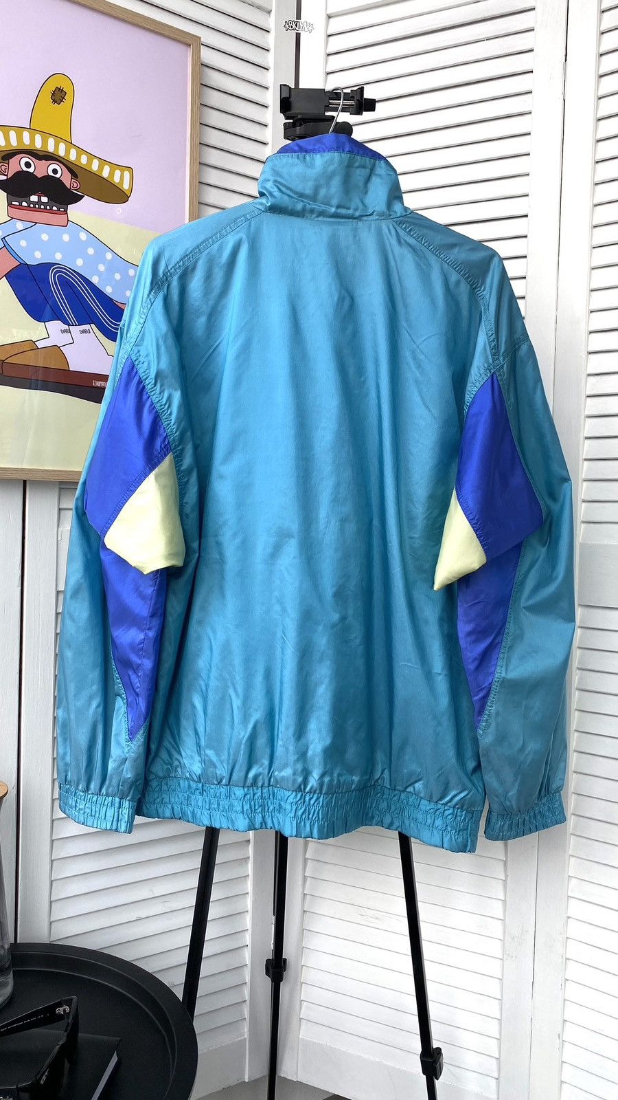 Puma × Vintage Vintage Puma Track Retro Jacket 90s 80s Green Blue Size US L / EU 52-54 / 3 - 2 Thumbnail