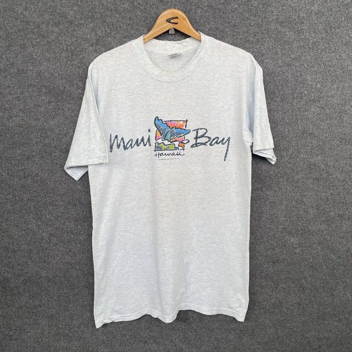 Maui and Sons × Vintage Vintage 1995 Maui Bay Shirt Surf T Shirt Size US M / EU 48-50 / 2 - 1 Thumbnail