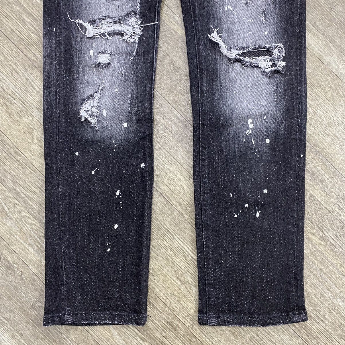 Dsquared2 2000s Dsquared2 Distressed Rock Punk Y2K Jeans ifsixwasnine Size US 30 / EU 46 - 5 Thumbnail