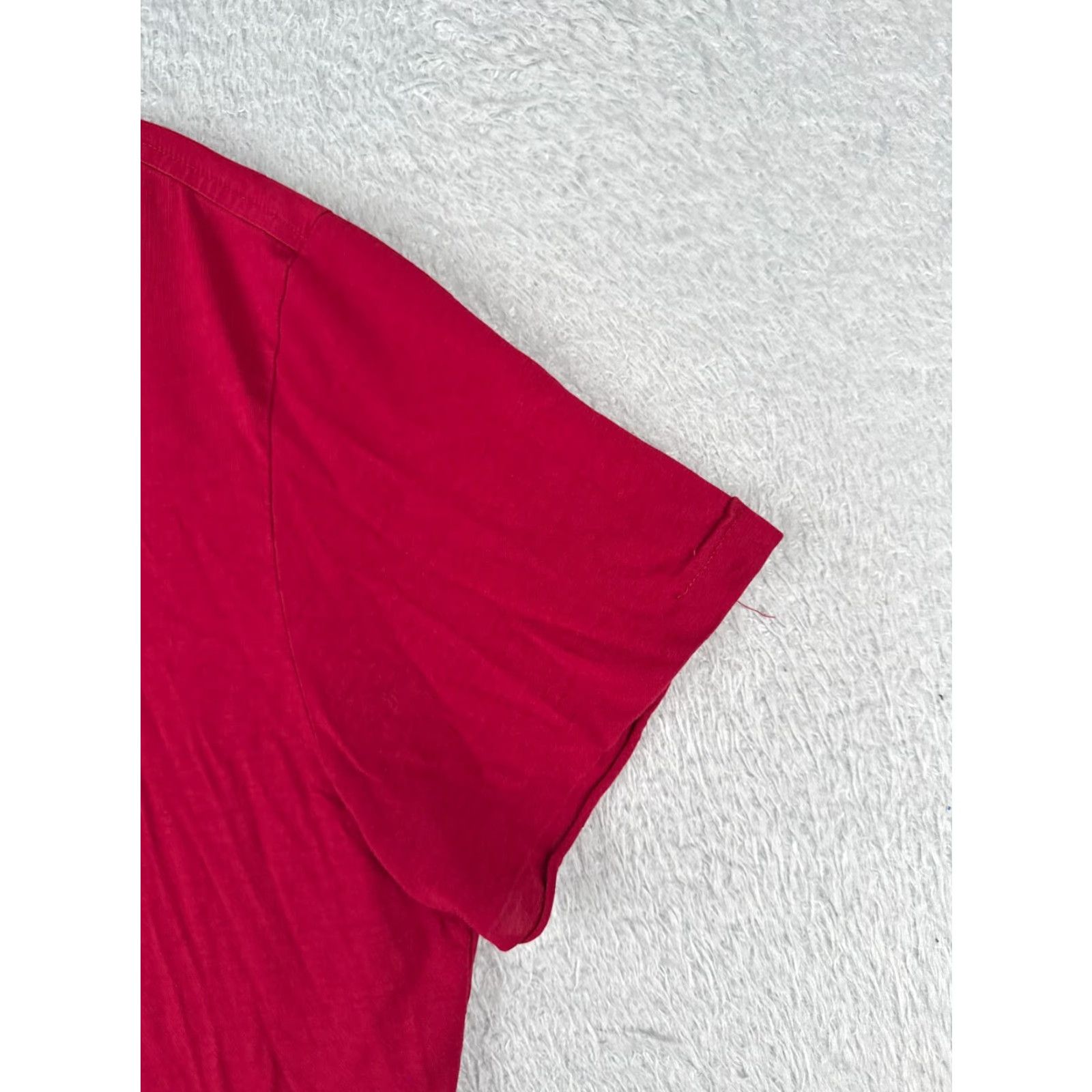 Lacoste Lacoste Shirt Women 6 Red Crew Neck Short Sleeve 100% Pima Cotton READ Size M / US 6-8 / IT 42-44 - 2 Thumbnail