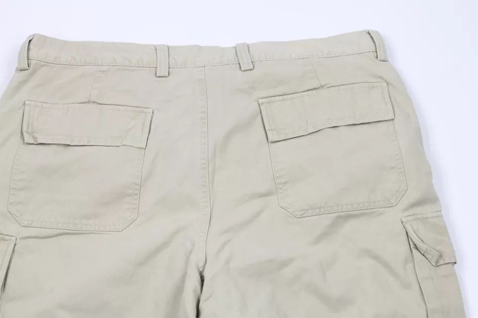 Gap × Vintage Vintage 90s Gap Lined Wide Leg Cargo Pants Beige Cotton Size US 40 / EU 56 - 9 Thumbnail