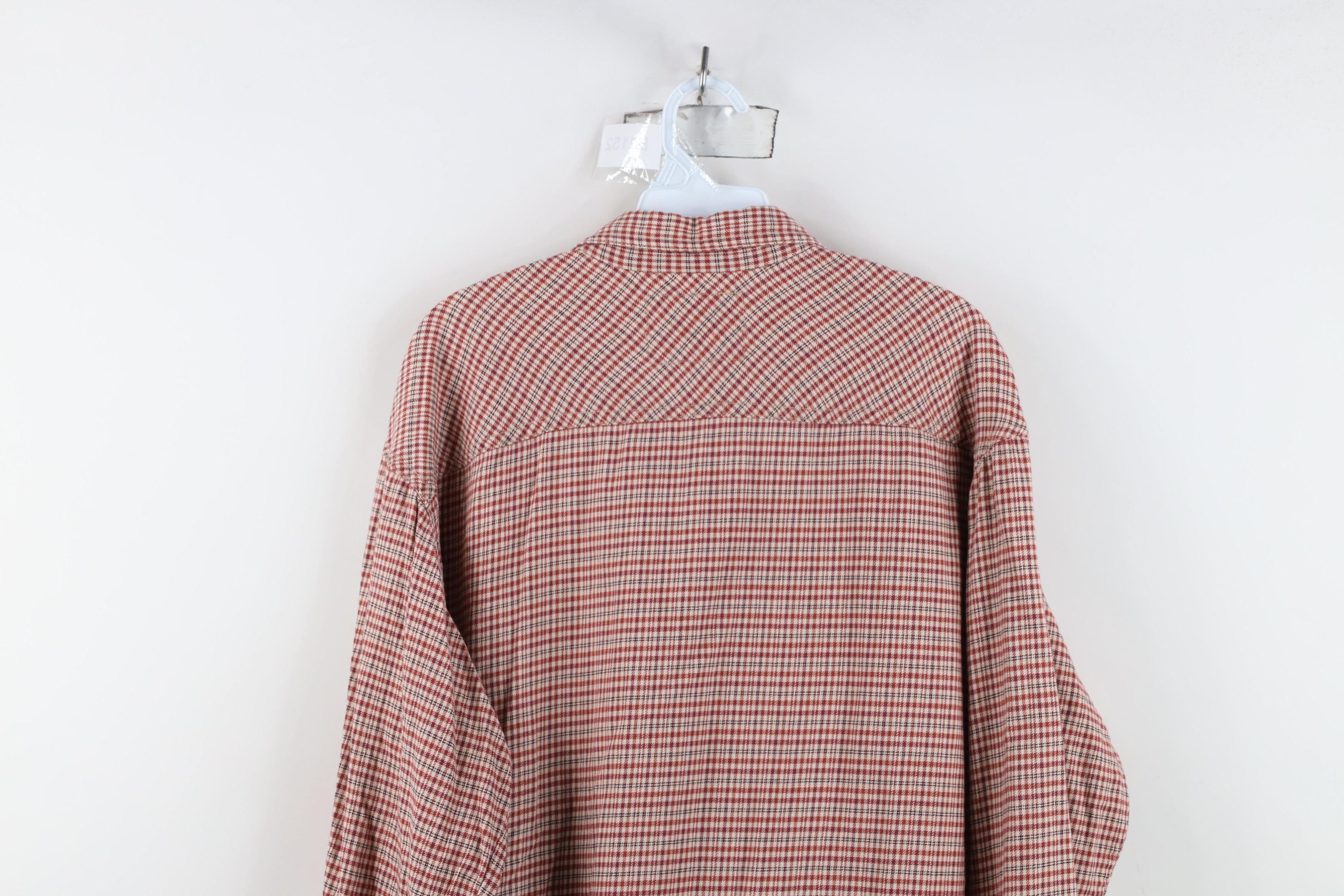 Levi's Vintage 90s Levis Baggy Flannel Collared Button Shirt Plaid Size US L / EU 52-54 / 3 - 12 Thumbnail