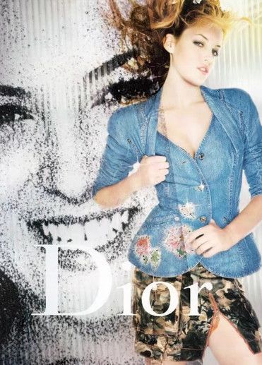 Christian Dior Monsieur Christian Dior 04SS Beaded Denim Blazer Size M / US 6-8 / IT 42-44 - 1 Thumbnail