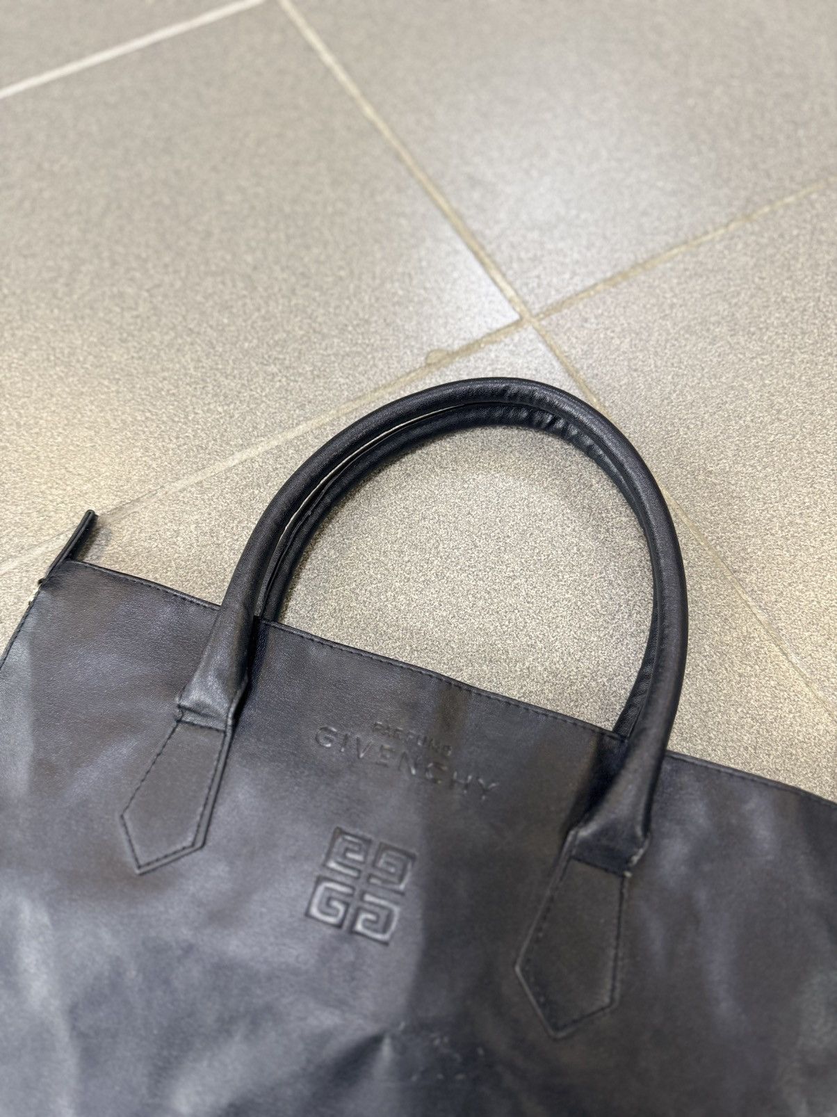Givenchy × Vintage Givenchy Parfums Leather Tote Bag Size ONE SIZE - 3 Thumbnail