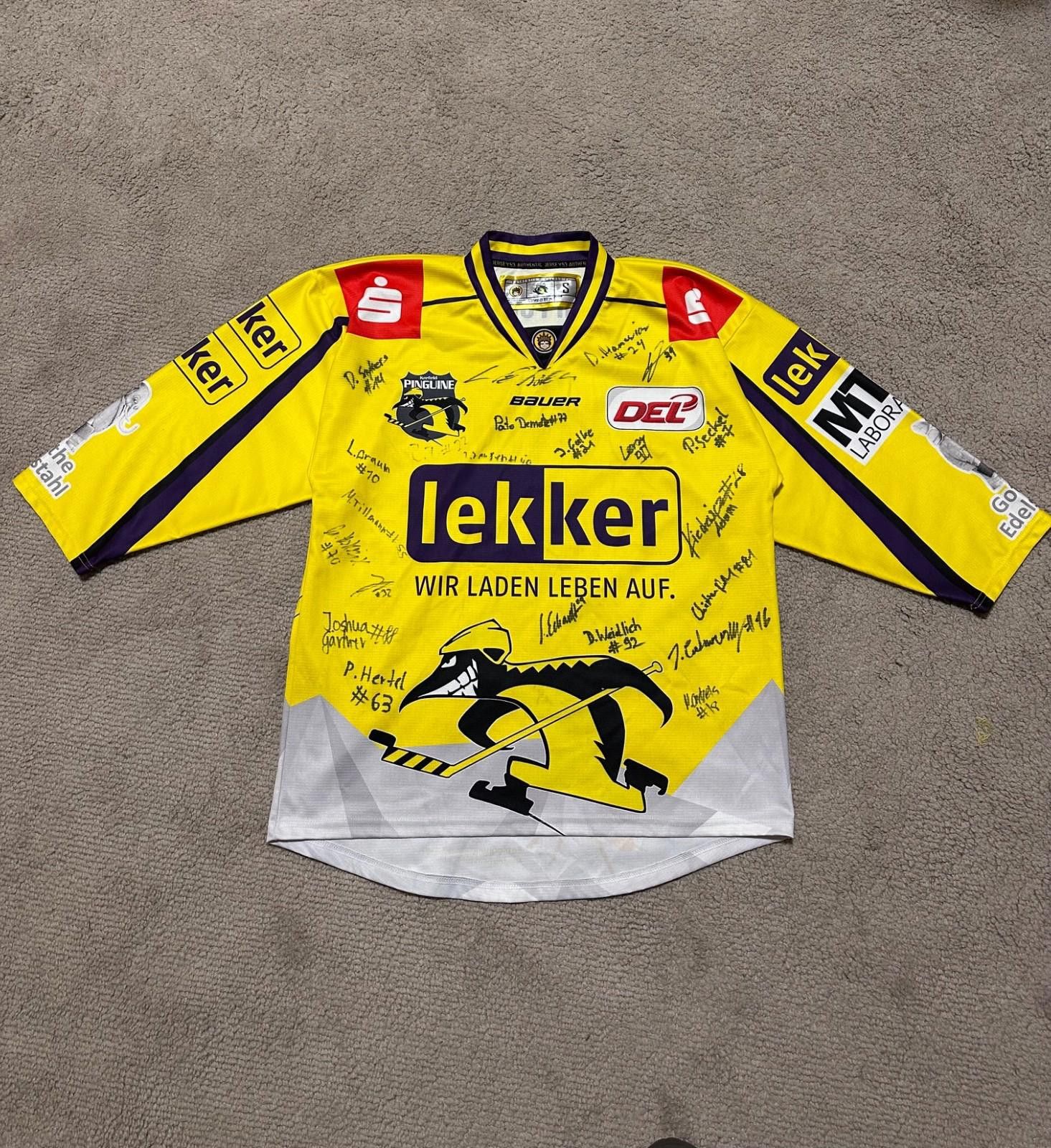Other Krefeld Pinguine Germany Hockey Jersey Goalie GXL #9 CEYDA Size US S / EU 44-46 / 1 - 1 Thumbnail