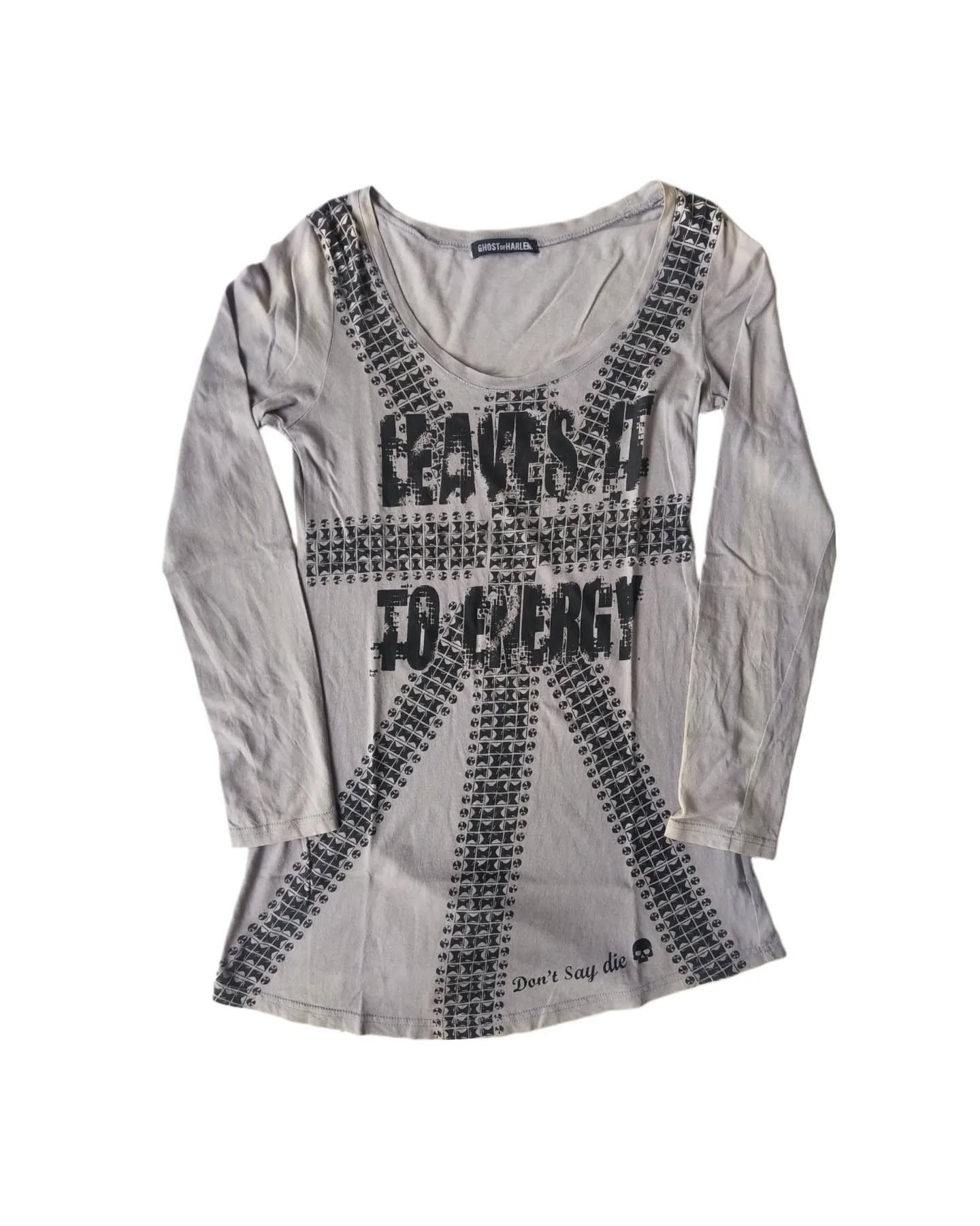 If Six Was Nine Ghost of Harlem Art Japan Stained Woman Longsleeve Size L / US 10 / IT 46 - 1 Thumbnail