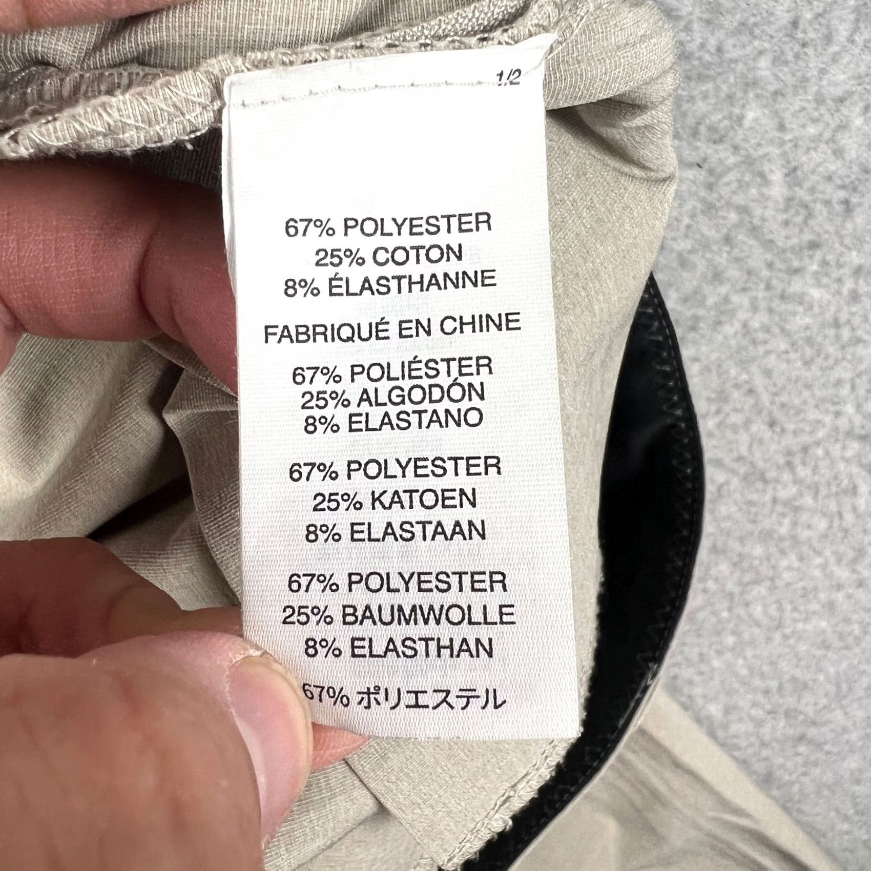 Vuori Vuori Aim Pant Mens Beige Chino 34x27 Stretch Tech Commuter Slim Tapered Athletic Regular Pattern Solid Size US 34 / EU 50 - 4 Thumbnail