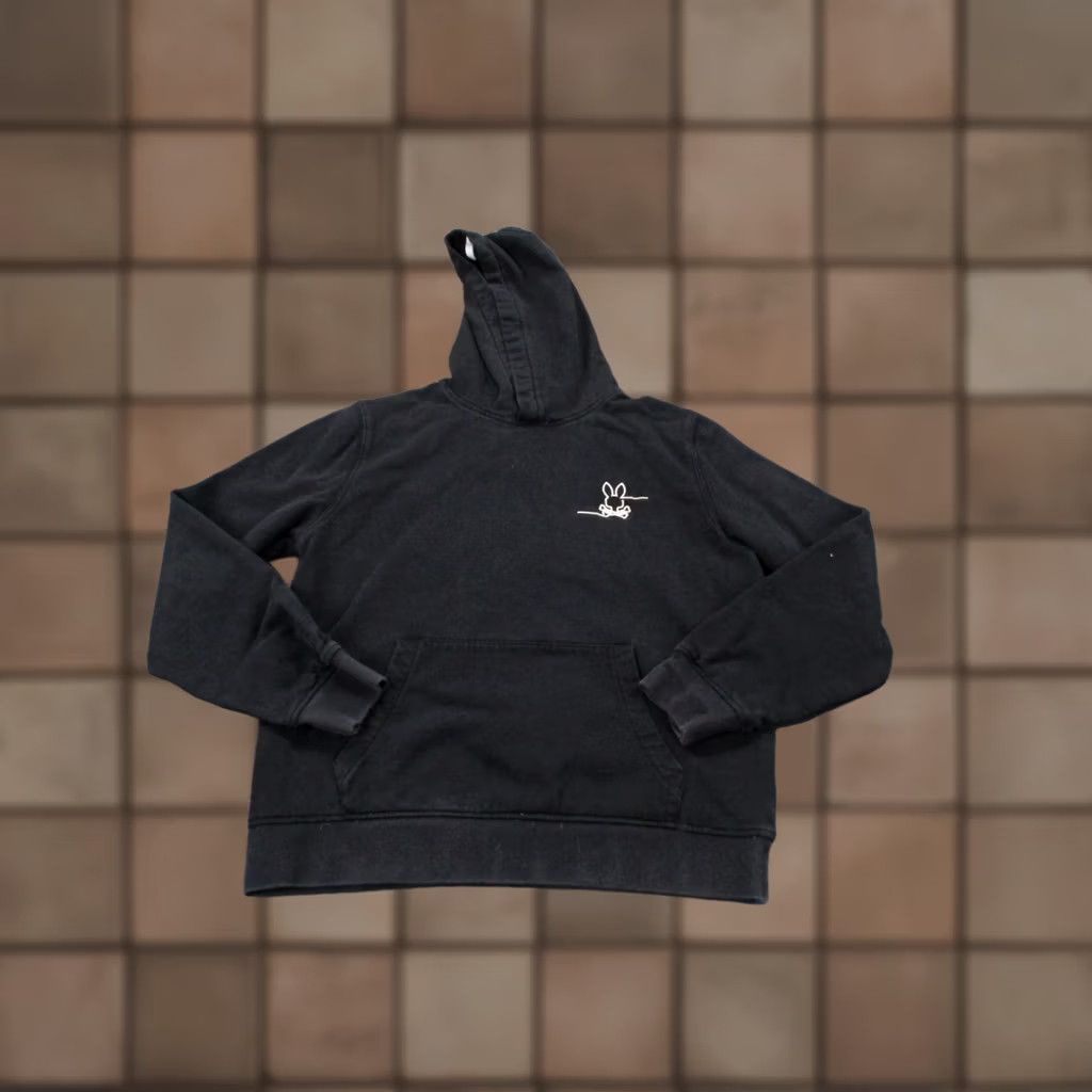 Psycho Bunny Psycho Bunny Hoodie Sweatshirt Black L 14 16 Logo Pullover Casual Womens Bunny Size L / US 10 / IT 46 - 1 Thumbnail